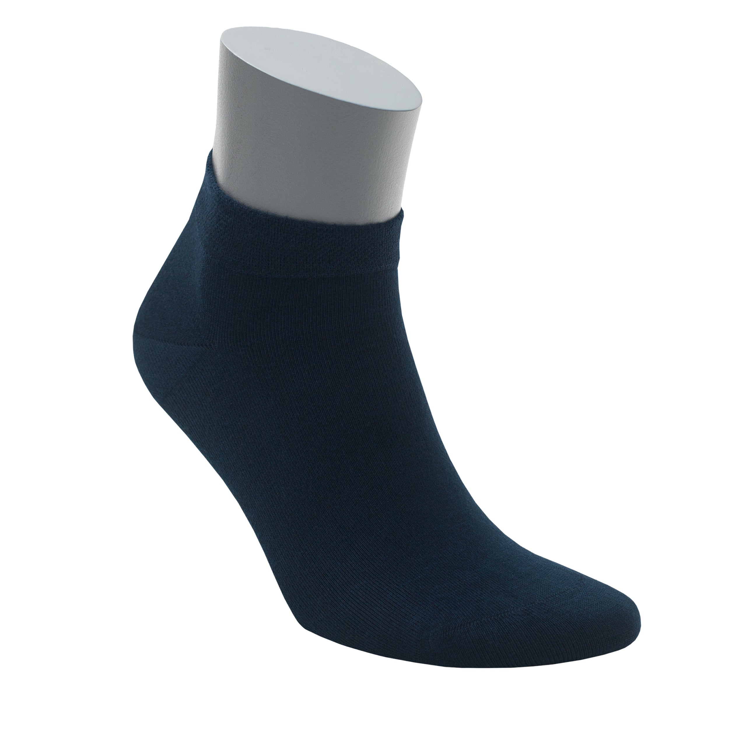Chaussettes décontractées Bambooven pour homme « Dark Navy » – Bambou de qualité supérieure, ultra douces, sans odeur et respirantes, chaussettes basses, chaussettes de sport, fibres de bambou de luxe (lot de 6) 572
