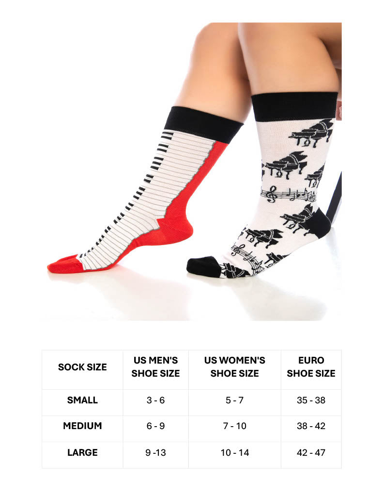 Crew Socks for Men and Women Colorful Cotton 6-Pack - 360 - Bambooven