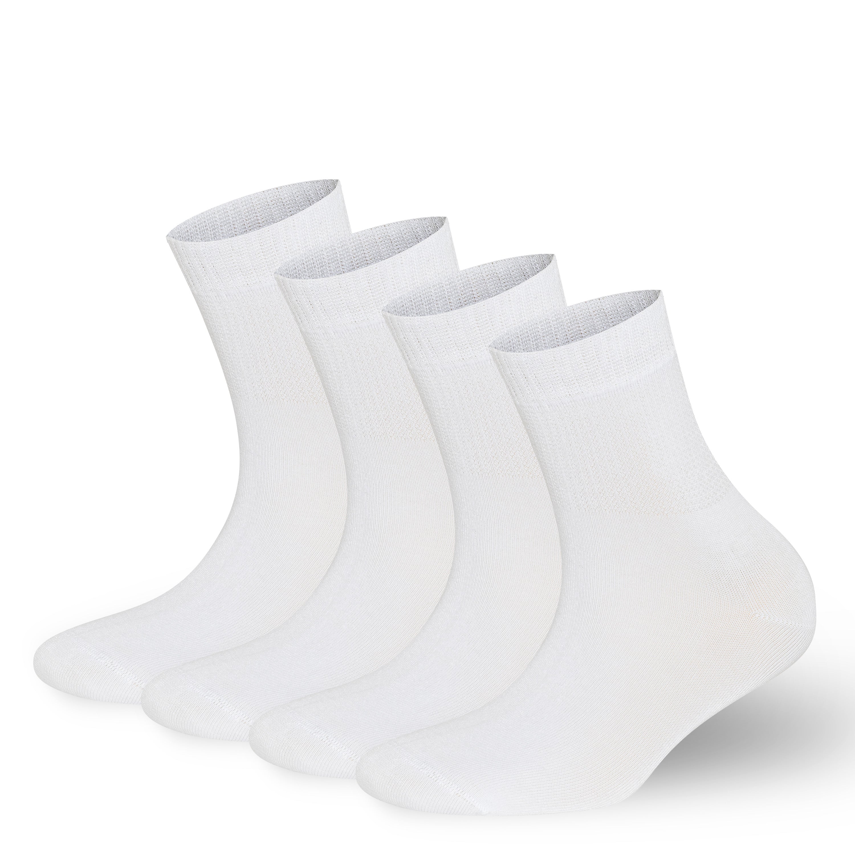 Men’s & Women’s Bamboo Diabetic Ankle Socks 4-Pack - Bambooven