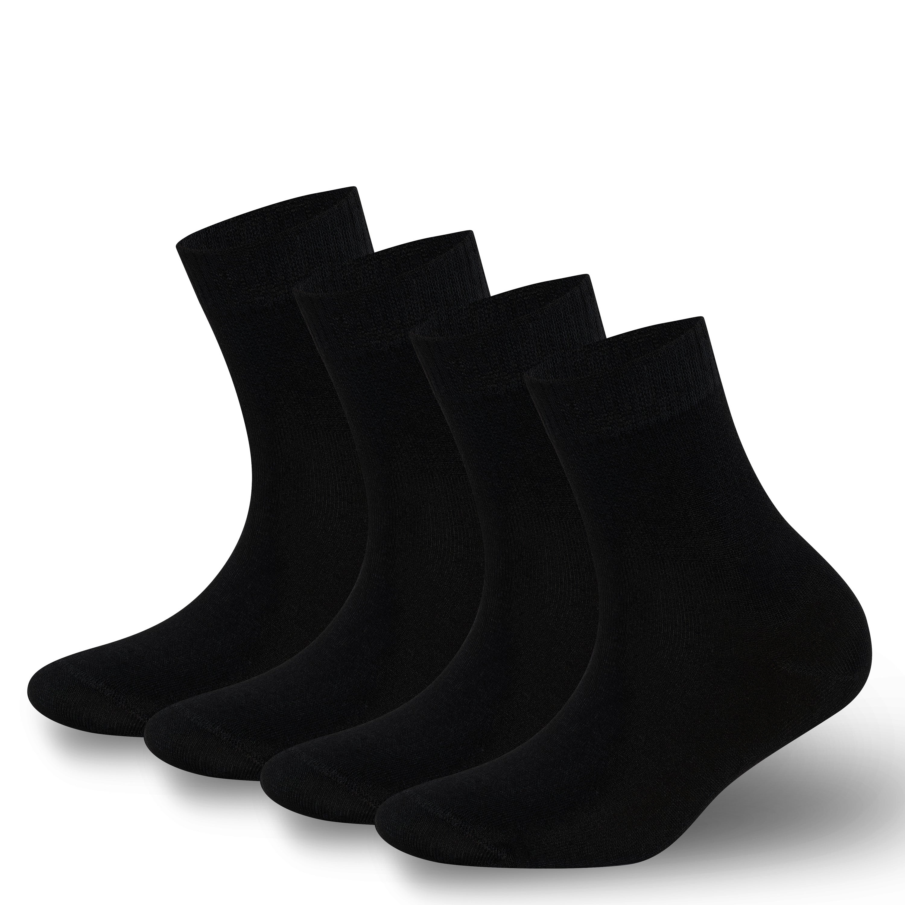 Men’s & Women’s Bamboo Diabetic Ankle Socks 4-Pack - Bambooven