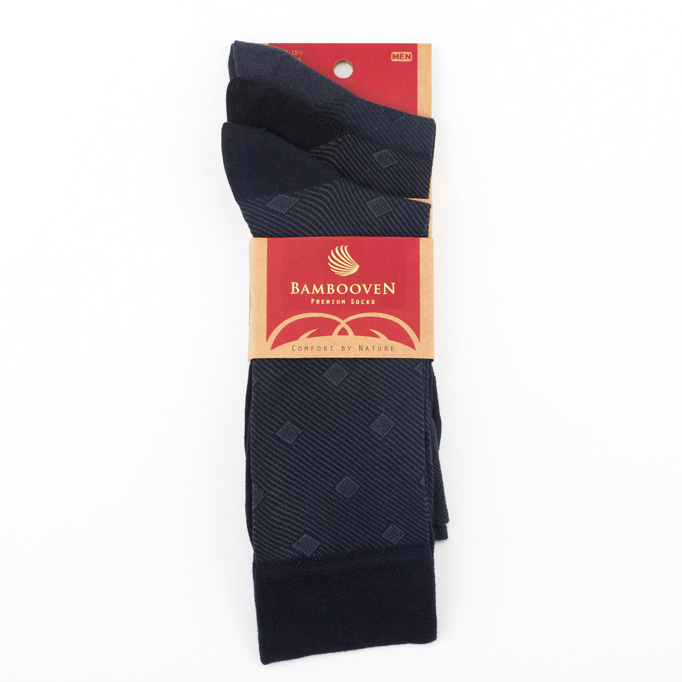 Lot de 3 paires de chaussettes légères en bambou pour homme - 509