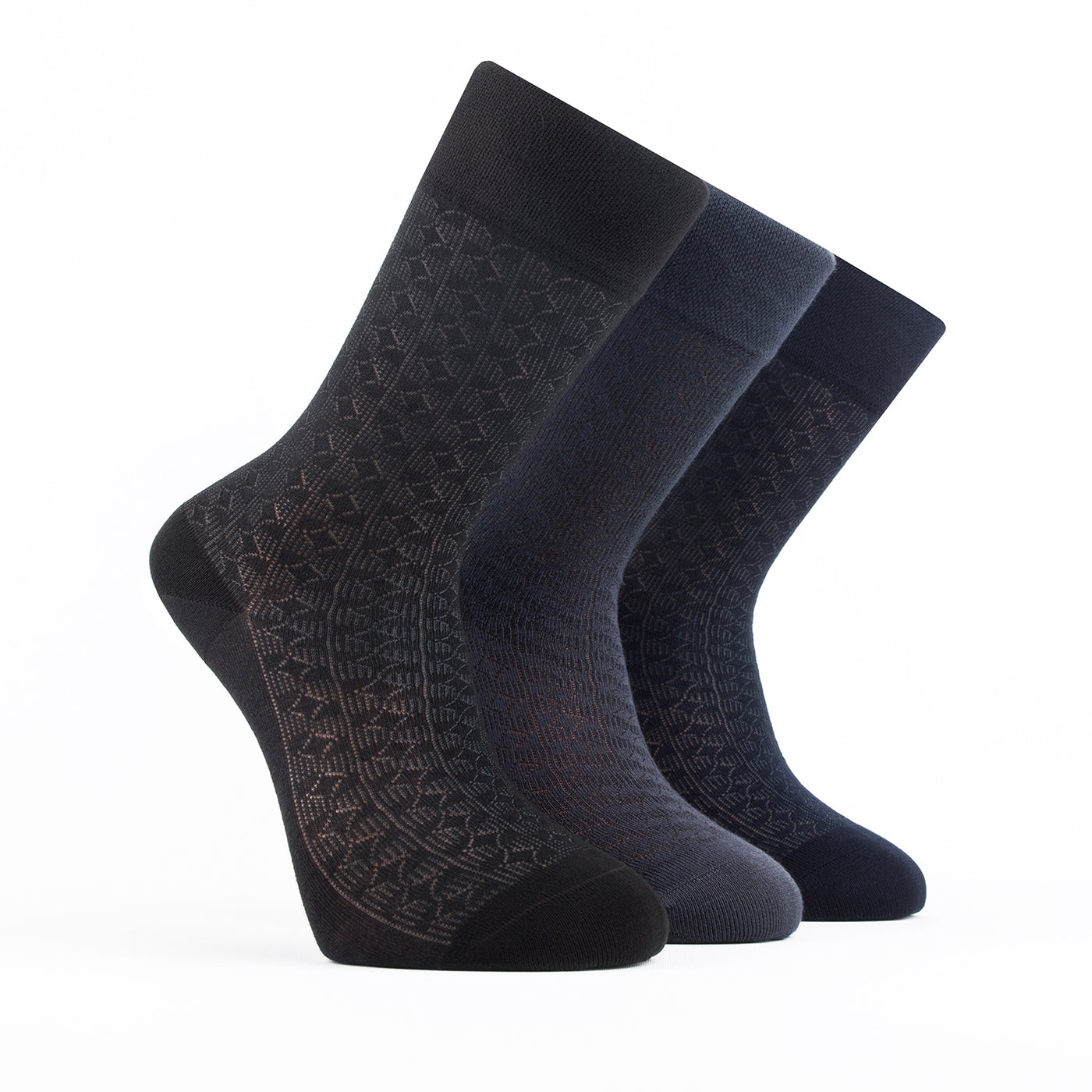 Lot de 3 paires de chaussettes légères en bambou pour homme - 509