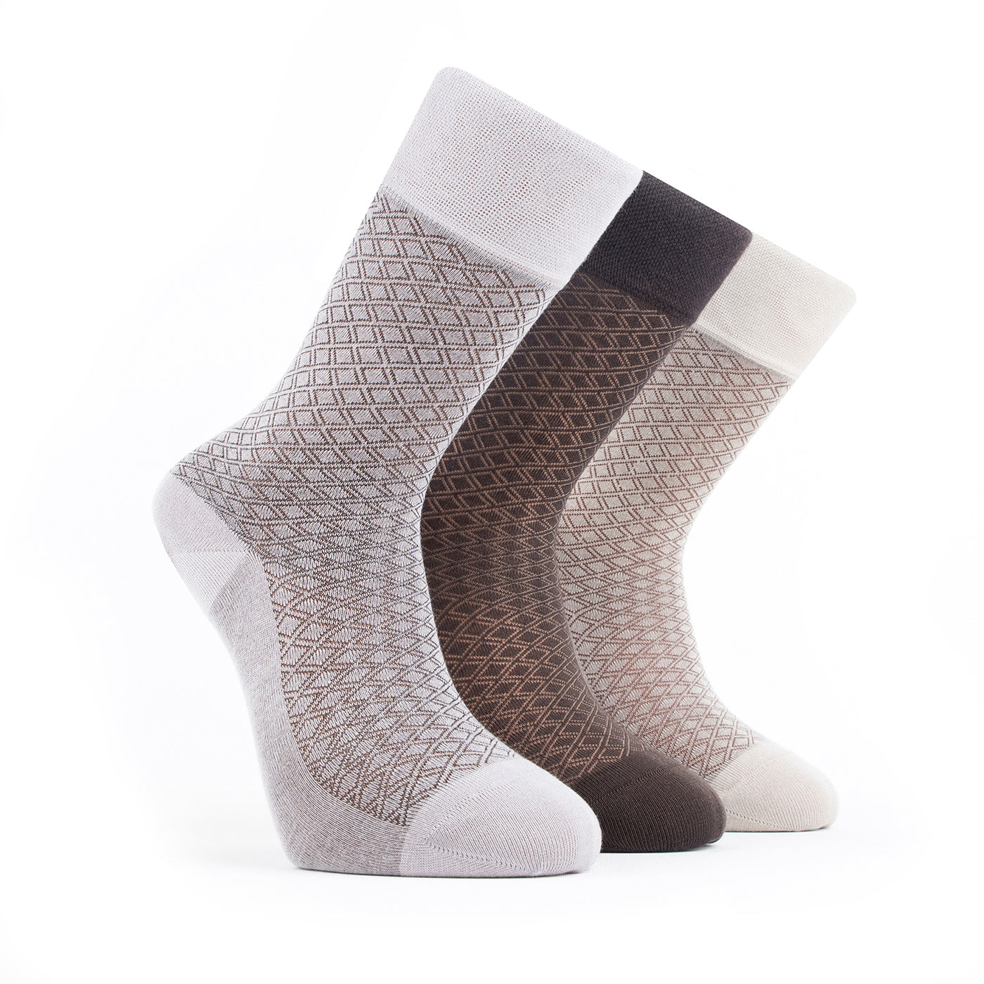 Lot de 3 paires de chaussettes légères en bambou pour homme - 509