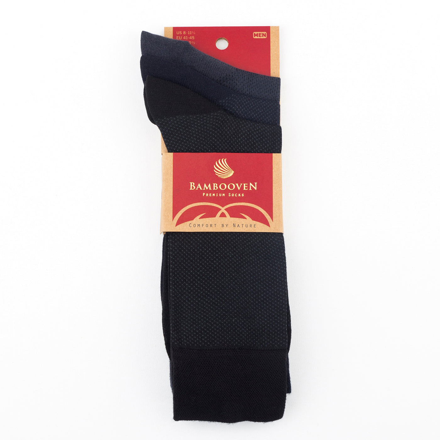Lot de 3 paires de chaussettes légères en bambou pour homme - 509