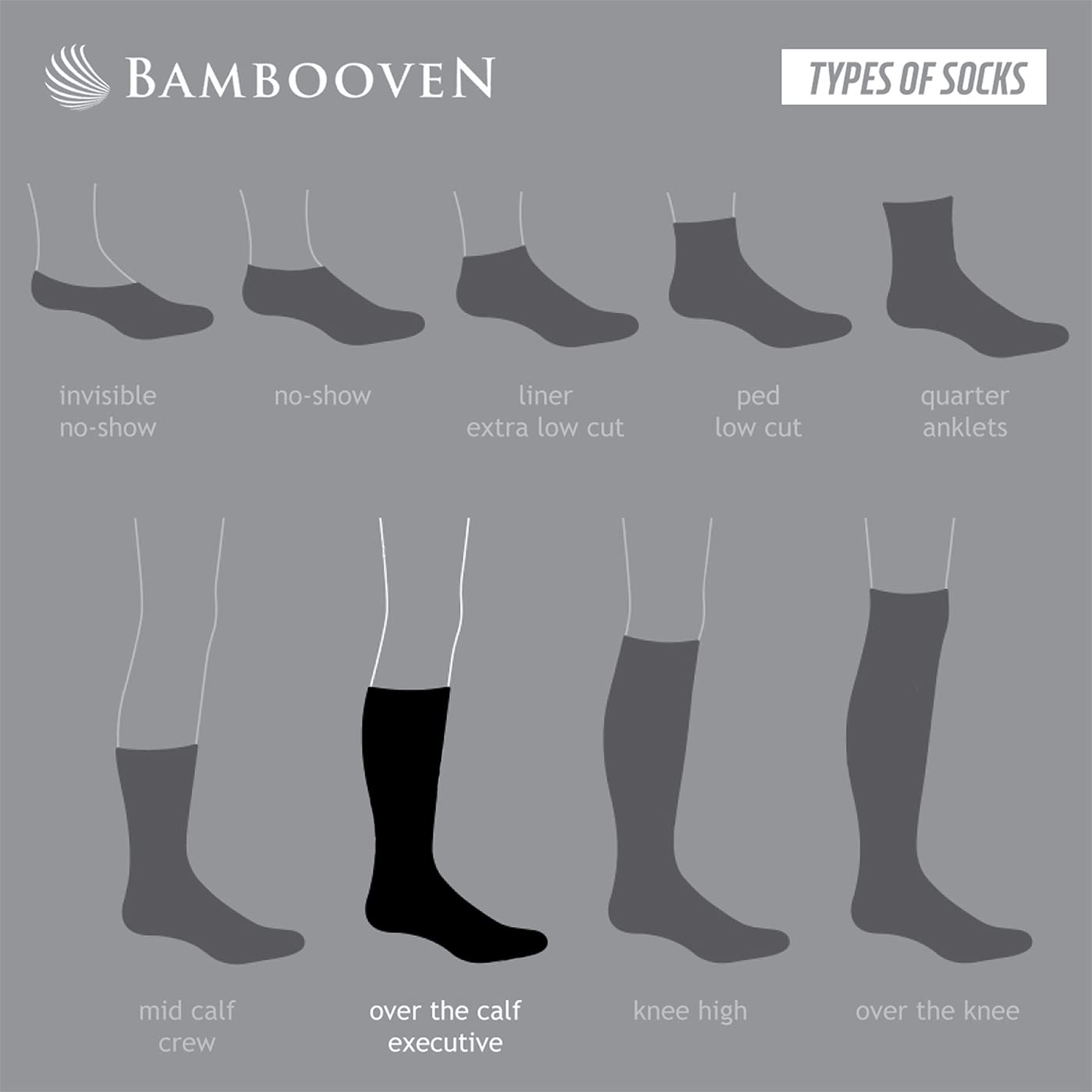 Men’s Bamboo Diabetic Socks 2-Pack - Ultra Thin - Bambooven