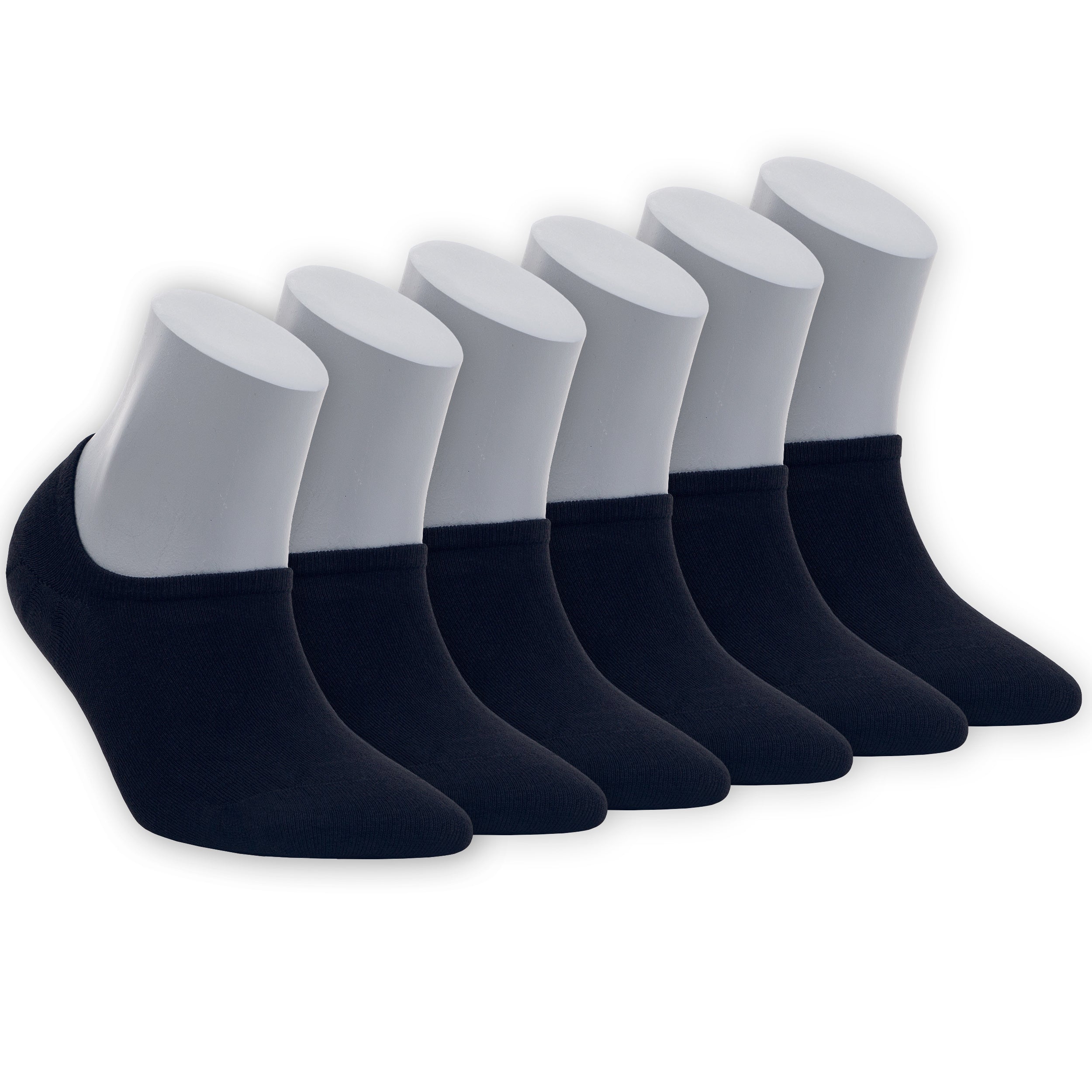 Women's Bamboo No Show Socks 6-Pack - Bambooven
