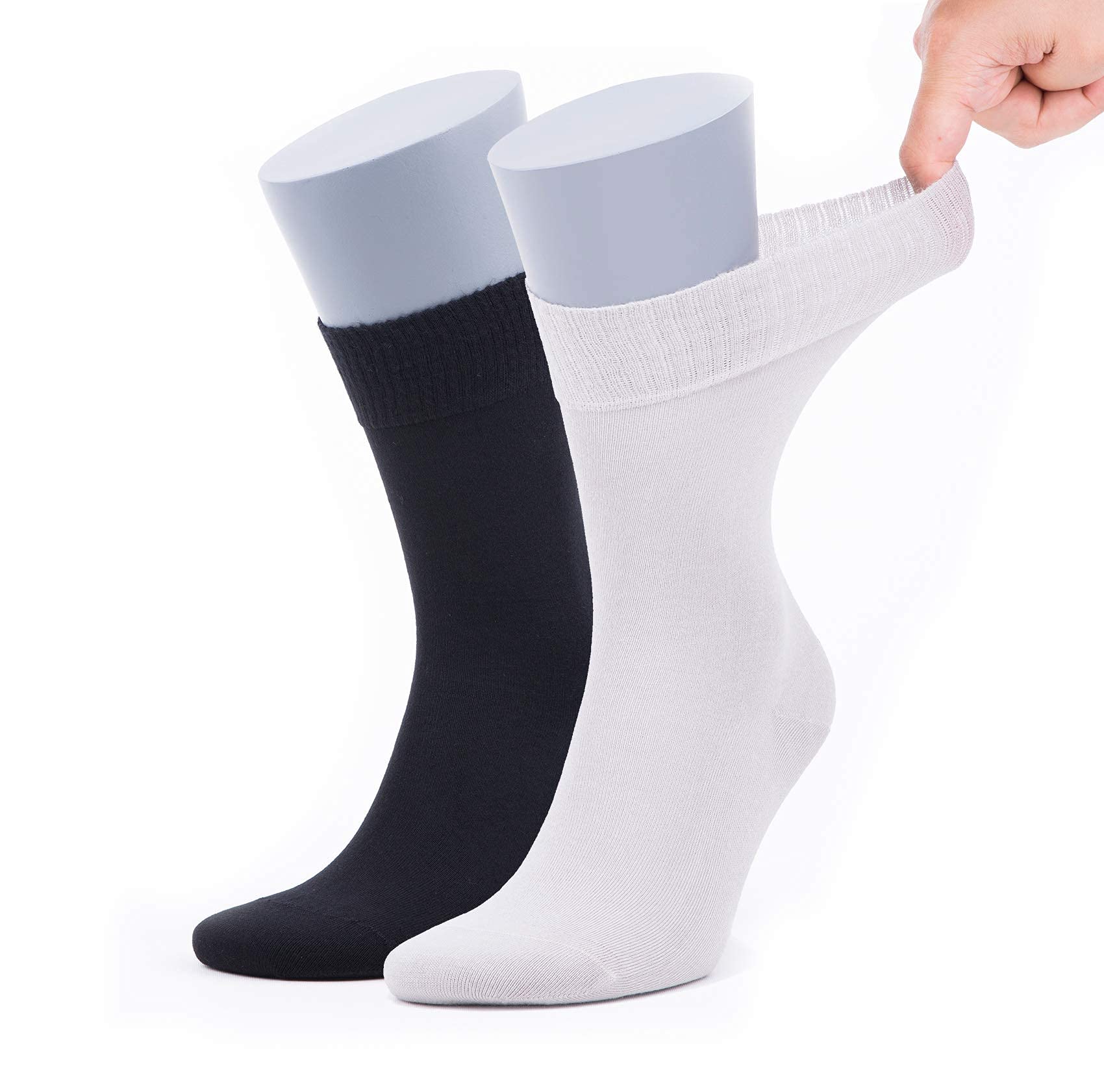 Men’s Bamboo Diabetic Socks 2-Pack - Ultra Thin - Bambooven