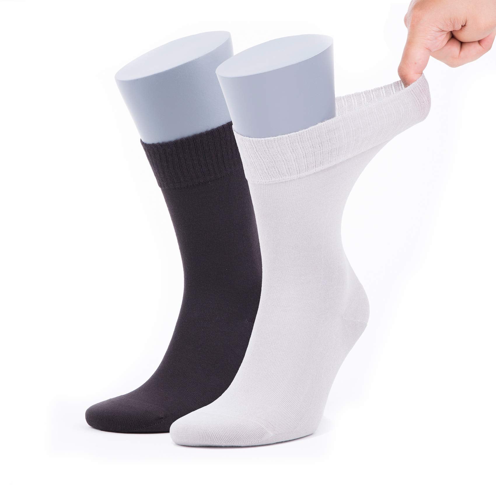 Men’s Bamboo Diabetic Socks 2-Pack - Ultra Thin - Bambooven