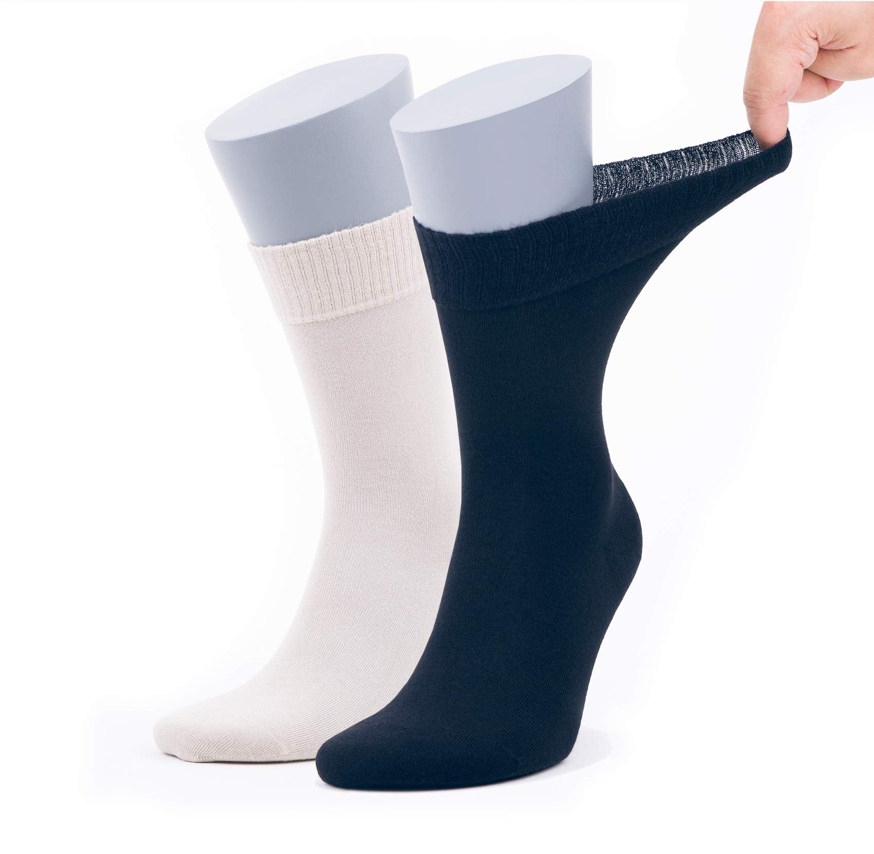 Men’s Bamboo Diabetic Socks 2-Pack - Ultra Thin - Bambooven