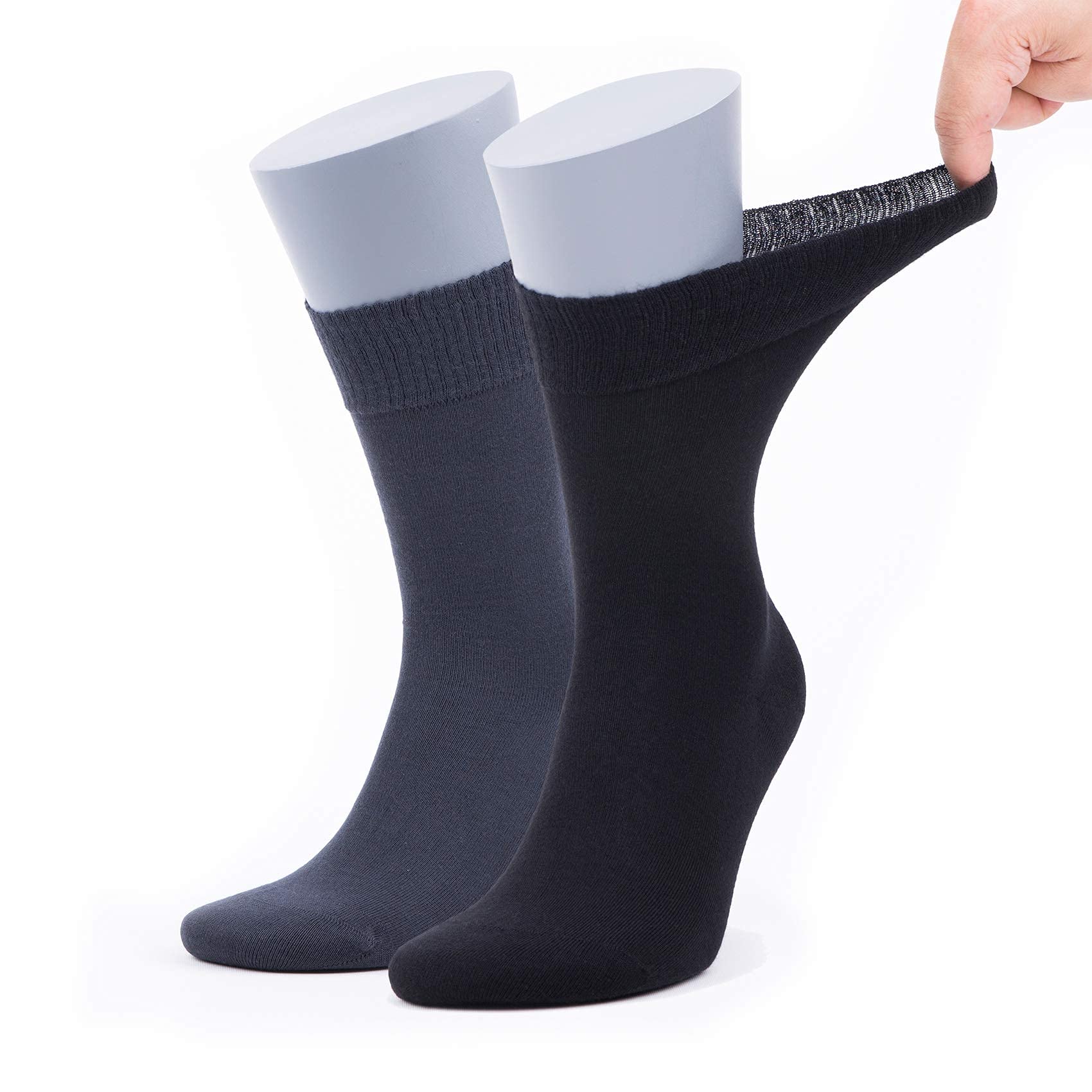 Men’s Bamboo Diabetic Socks 2-Pack - Ultra Thin - Bambooven