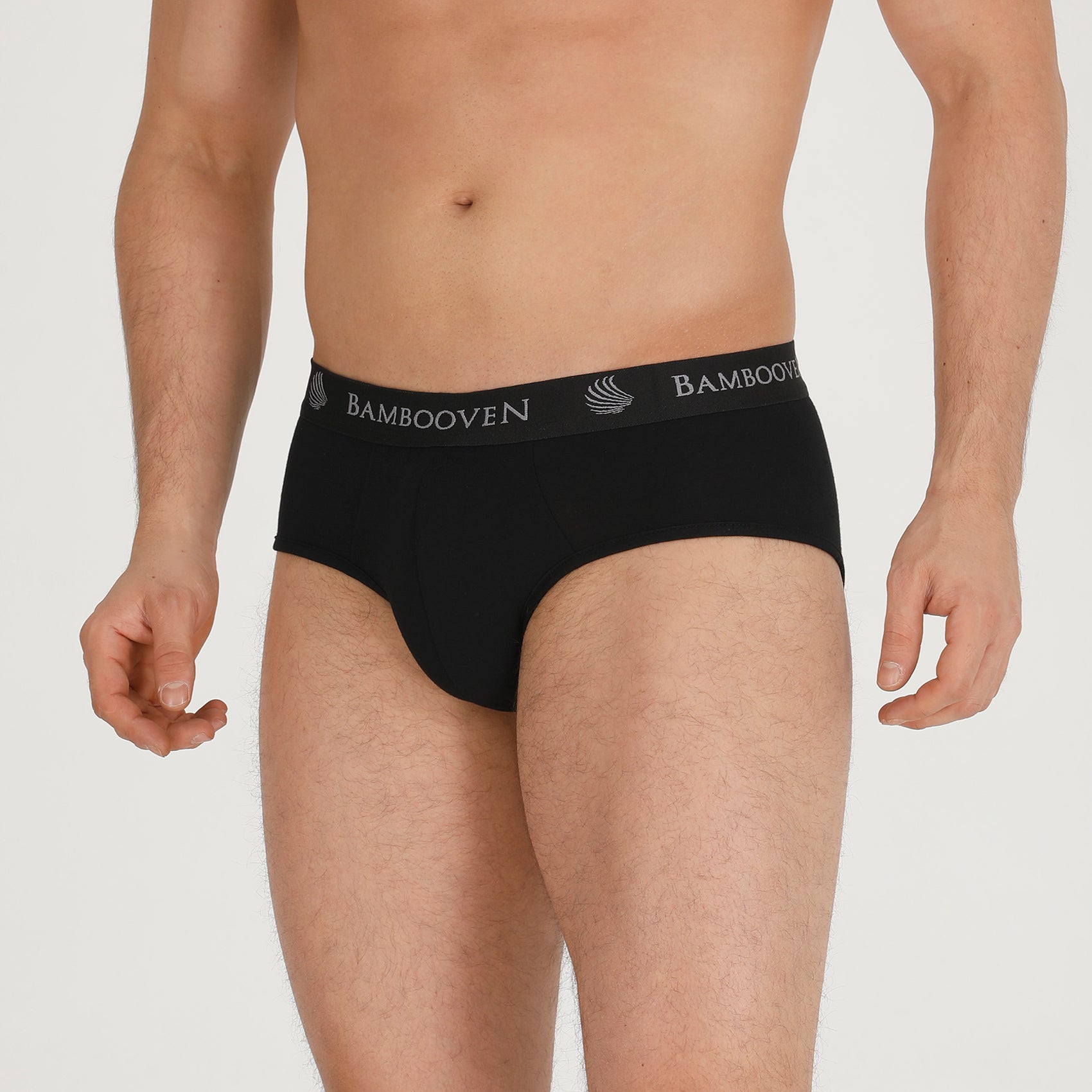 Bambooven Calzoncillos transpirables con bolsa: ropa interior que absorbe el sudor, ropa interior para hombres, antirozaduras, soporte de bolsa incorporado (paquete de 4)