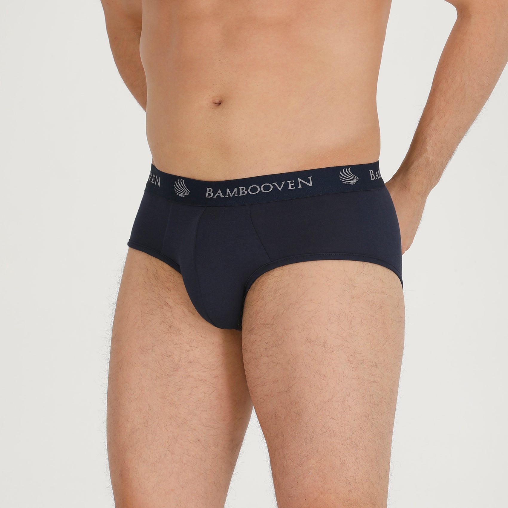 Bambooven Calzoncillos transpirables con bolsa: ropa interior que absorbe el sudor, ropa interior para hombres, antirozaduras, soporte de bolsa incorporado (paquete de 4)