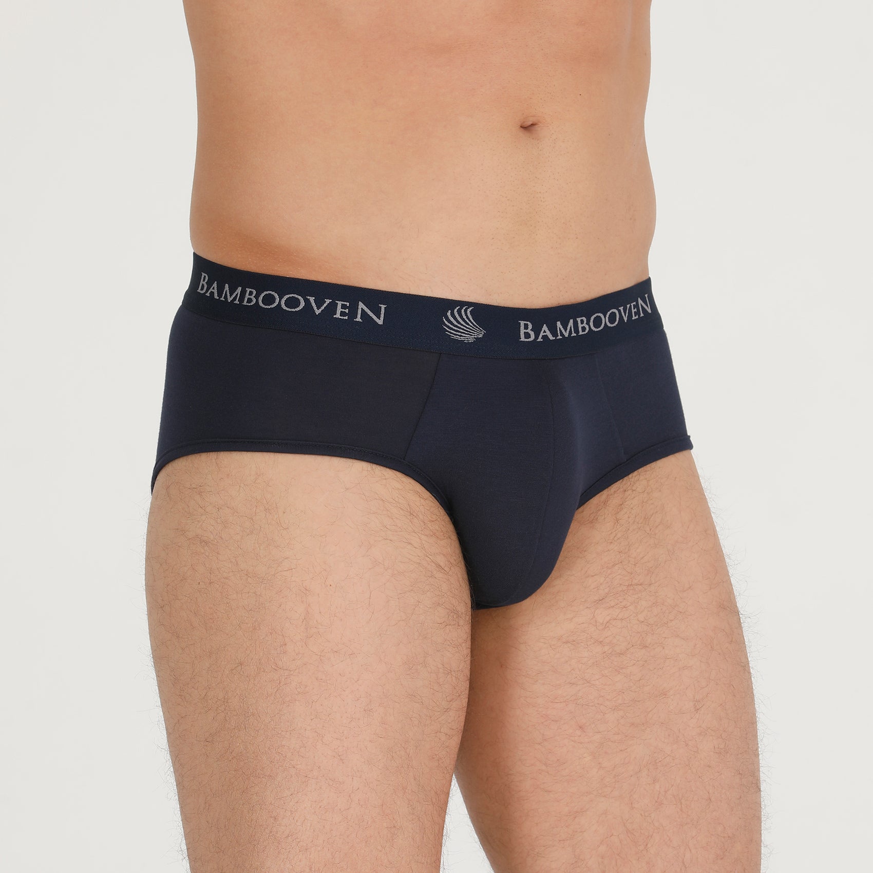 Bambooven Calzoncillos transpirables con bolsa: ropa interior que absorbe el sudor, ropa interior para hombres, antirozaduras, soporte de bolsa incorporado (paquete de 4)