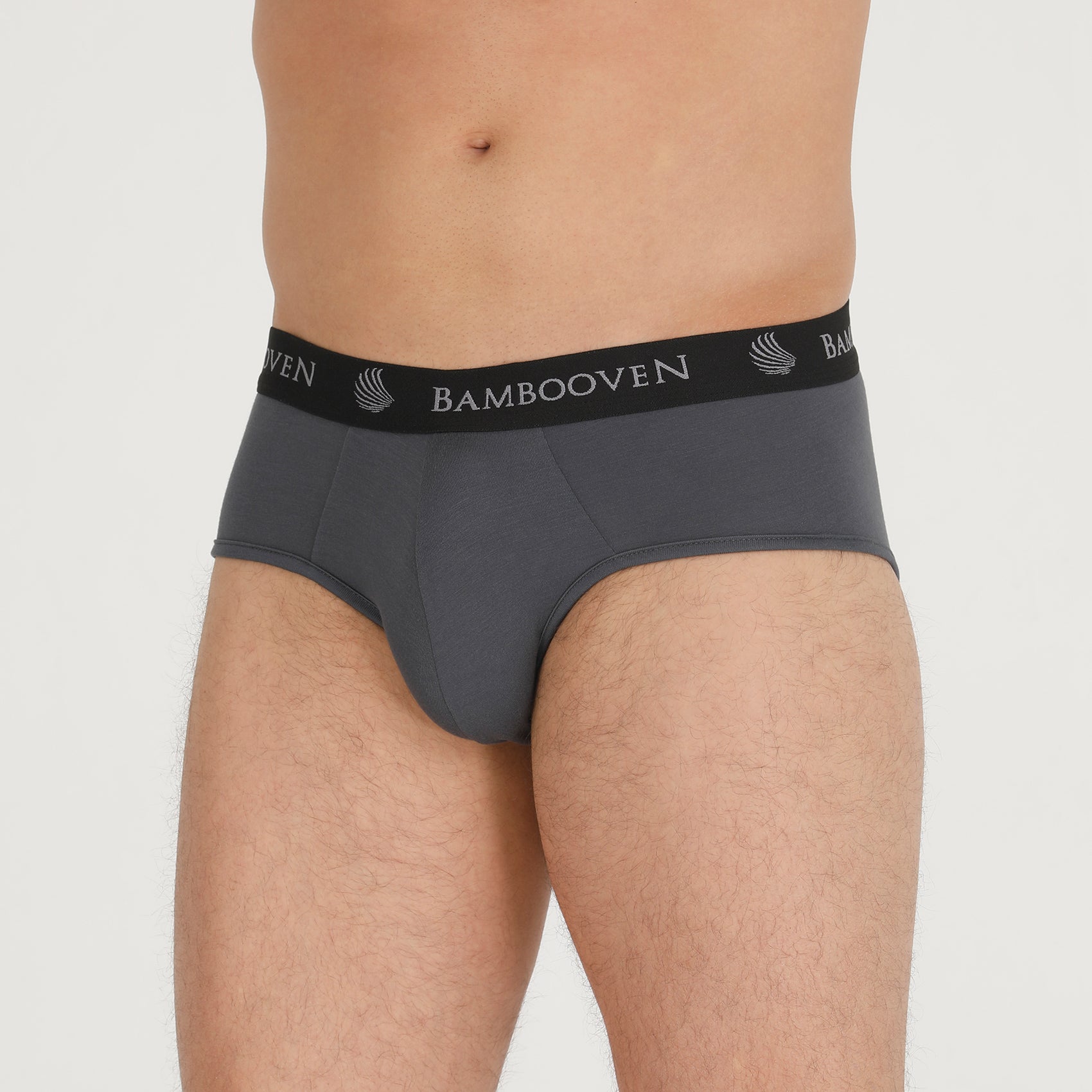 Bambooven Calzoncillos transpirables con bolsa: ropa interior que absorbe el sudor, ropa interior para hombres, antirozaduras, soporte de bolsa incorporado (paquete de 4)