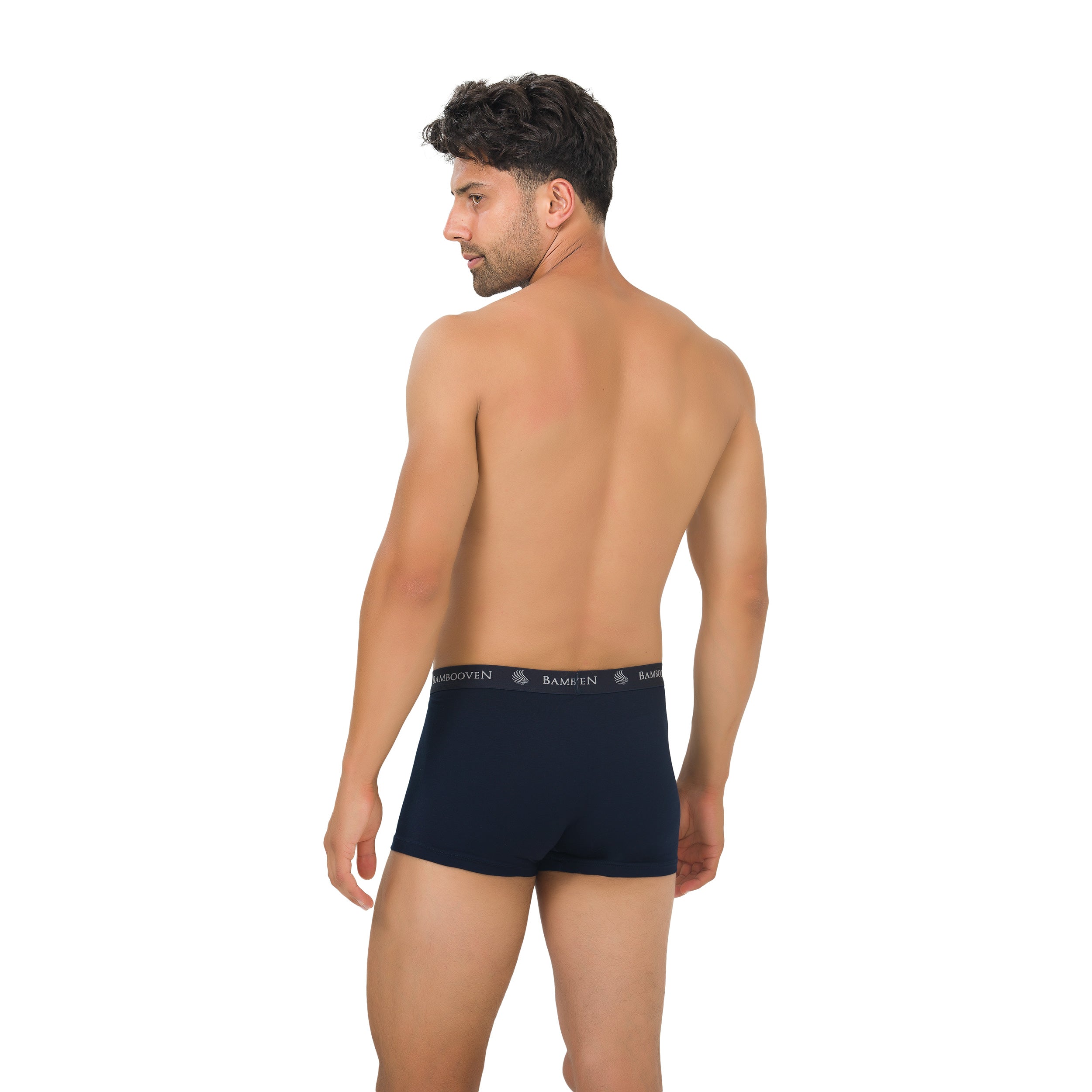 Lot de 4 boxers en bambou pour homme avec pochette