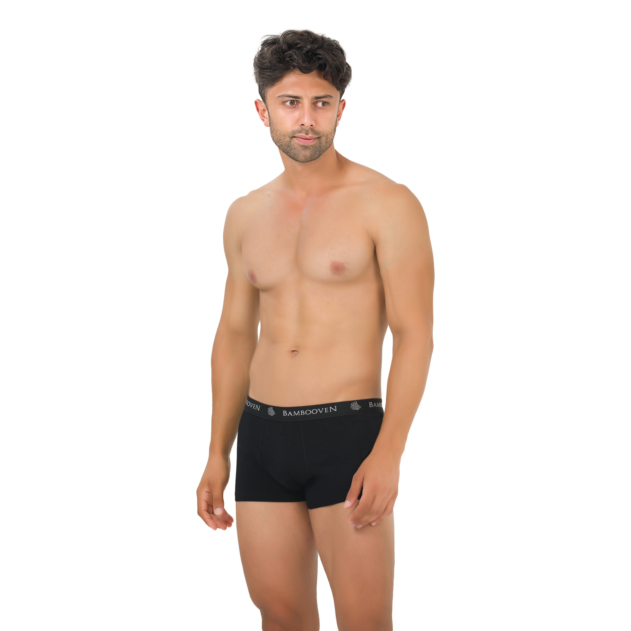 Lot de 4 boxers en bambou pour homme avec pochette