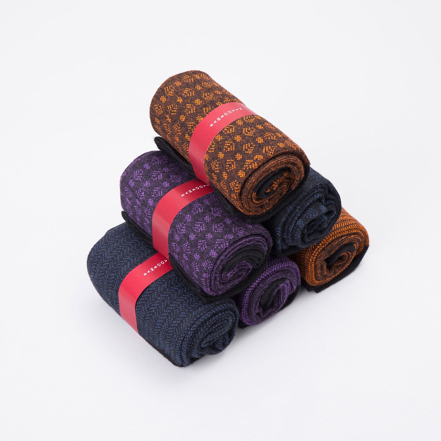 Lot de 6 paires de chaussettes en bambou pour homme - 623