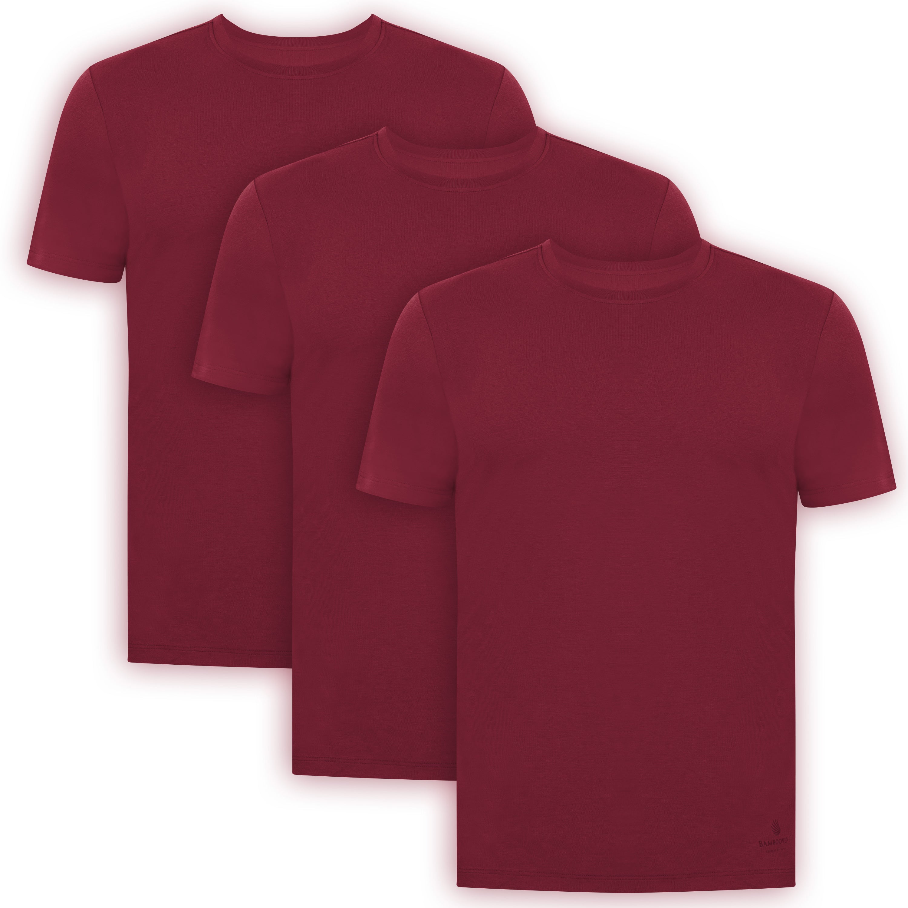 Men's Bamboo Crew Neck Undershirts (3-Pack) - Bambooven
