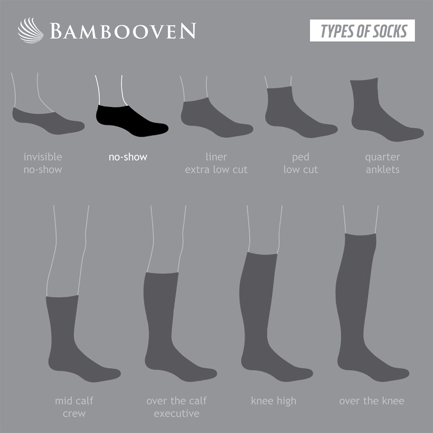 Men’s Bamboo No Show Socks 3-Pack - 443 - Bambooven