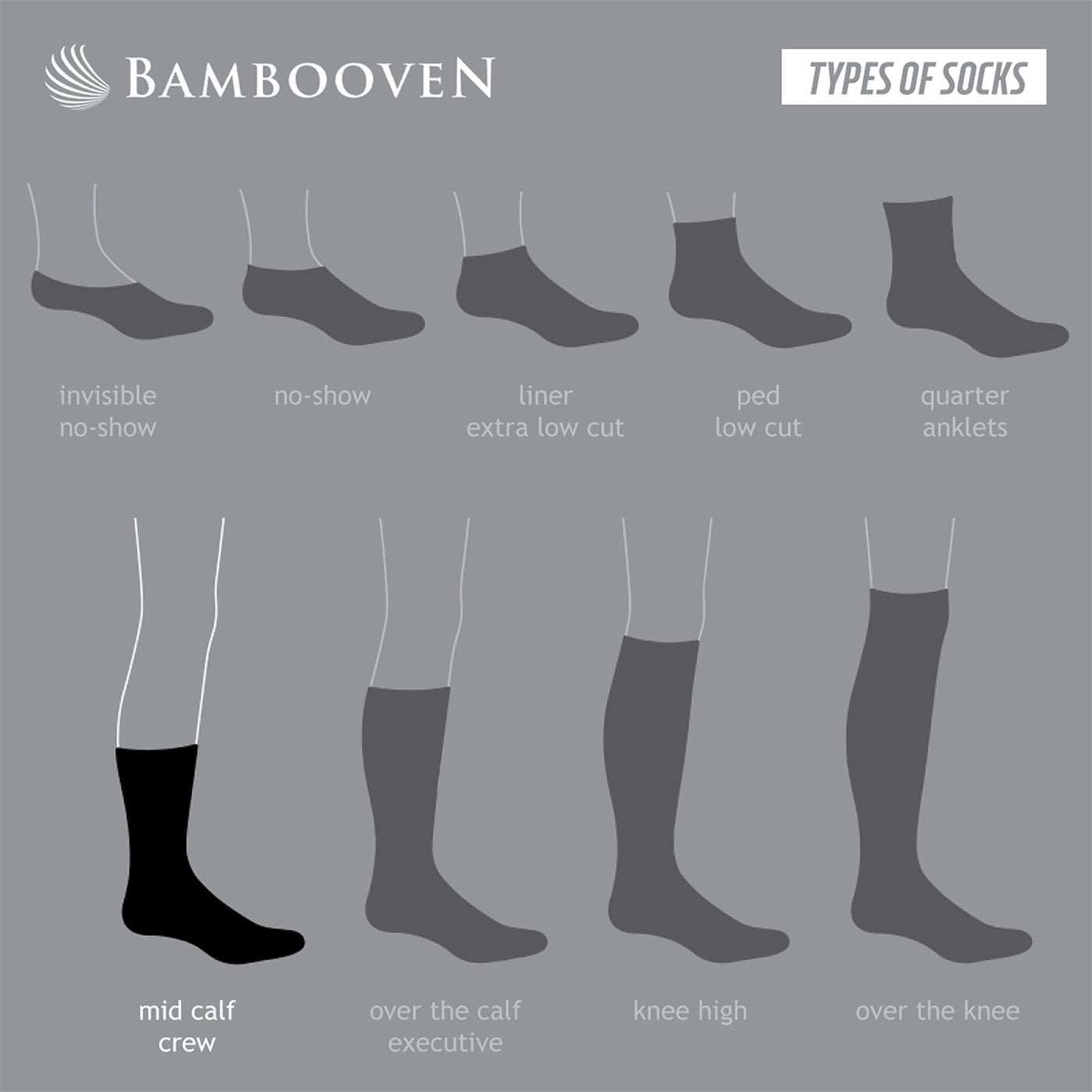 Bambooven Calcetines ligeros para vestir y pantalones para hombre, súper suaves, bambú de primera calidad, sin olores y transpirables, calcetines hasta la pantorrilla, calcetines redondos (paquete de 3) -509