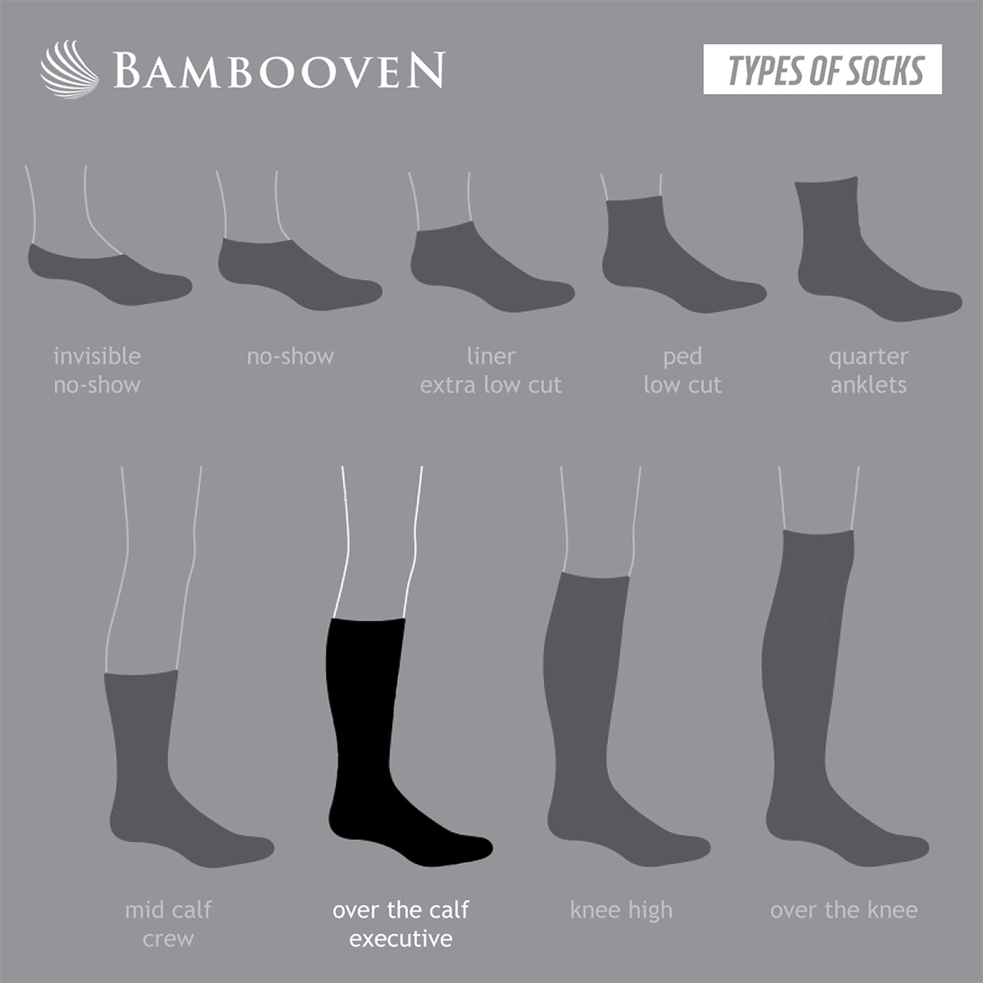 Chaussettes pour homme Bambooven – Ultra douces, en bambou de qualité supérieure, sans odeur et respirantes, chaussettes mi-mollet, chaussettes mi-mollet, fibres de bambou de luxe (lot de 3) - 419