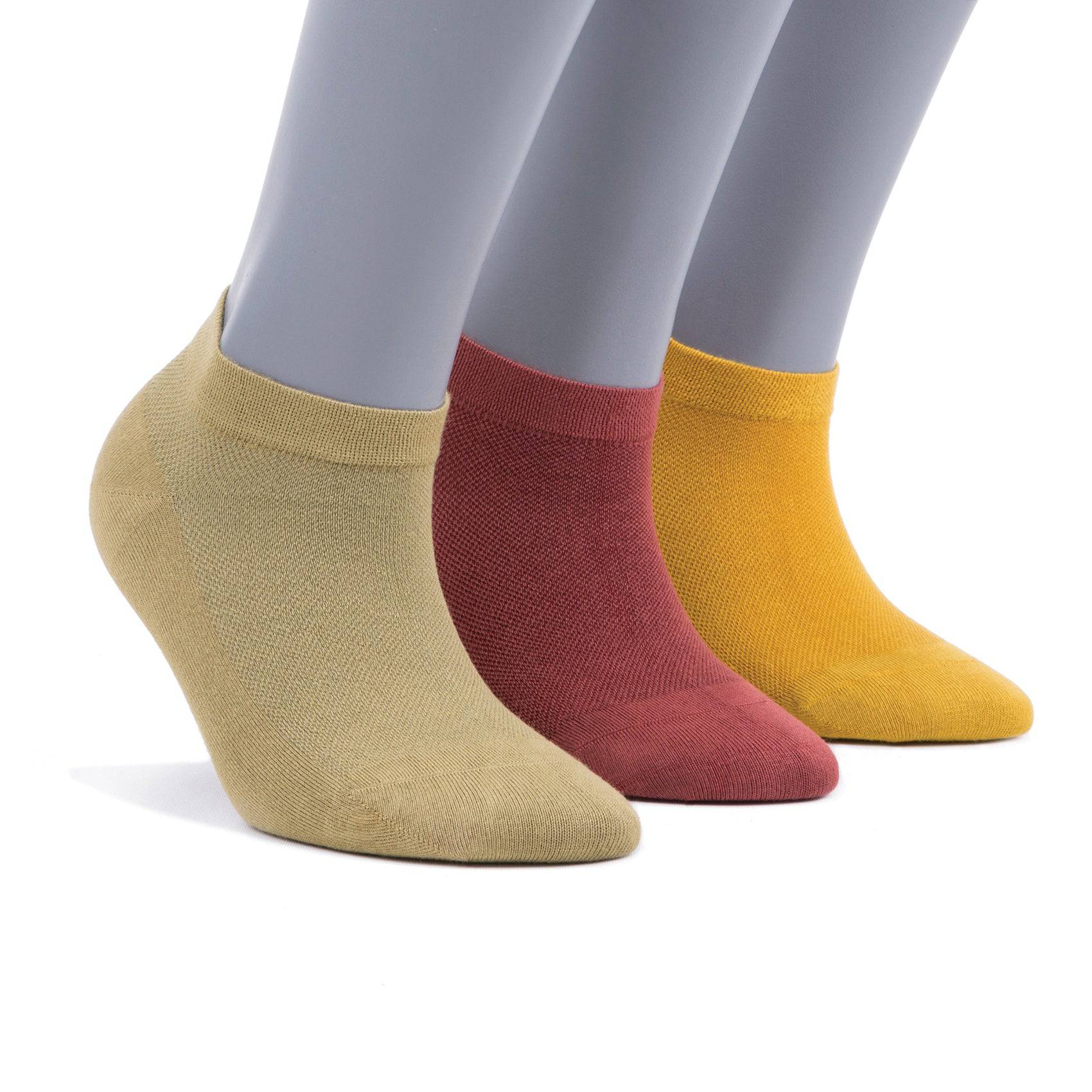 Women’s Bamboo Ankle Socks 3-Pack - 529 - Bambooven