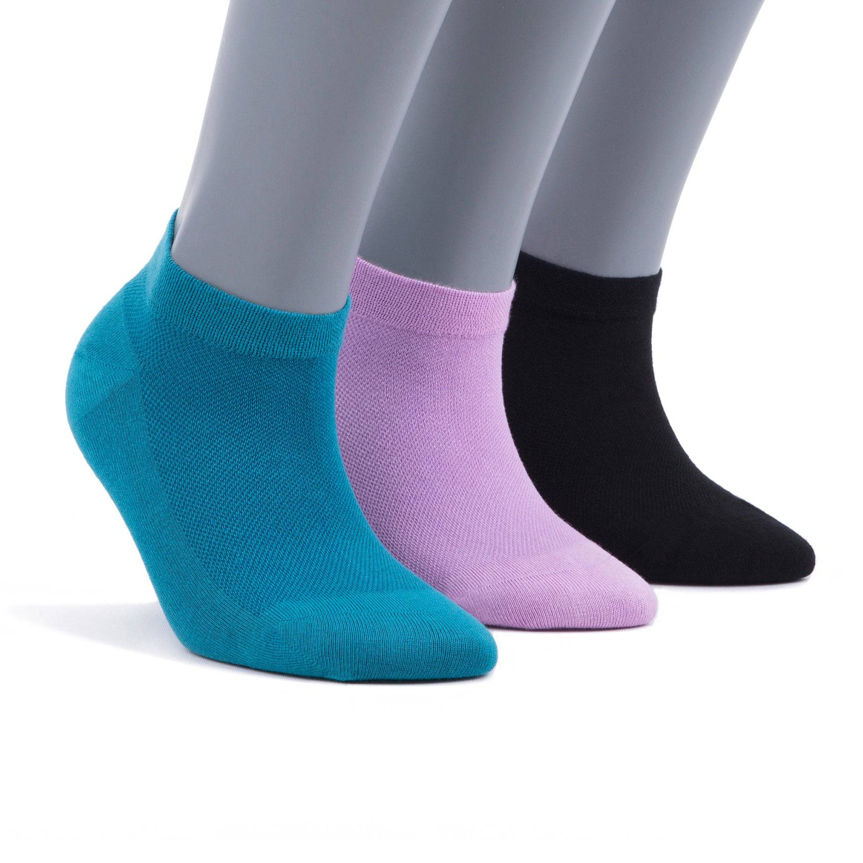 Women’s Bamboo Ankle Socks 3-Pack - 523 - Bambooven