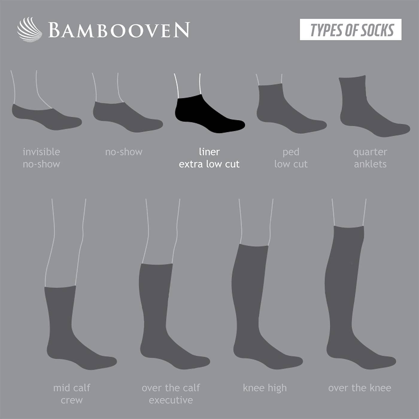 Women’s Bamboo Ankle Socks 8-Pack "White" - 631 - Bambooven