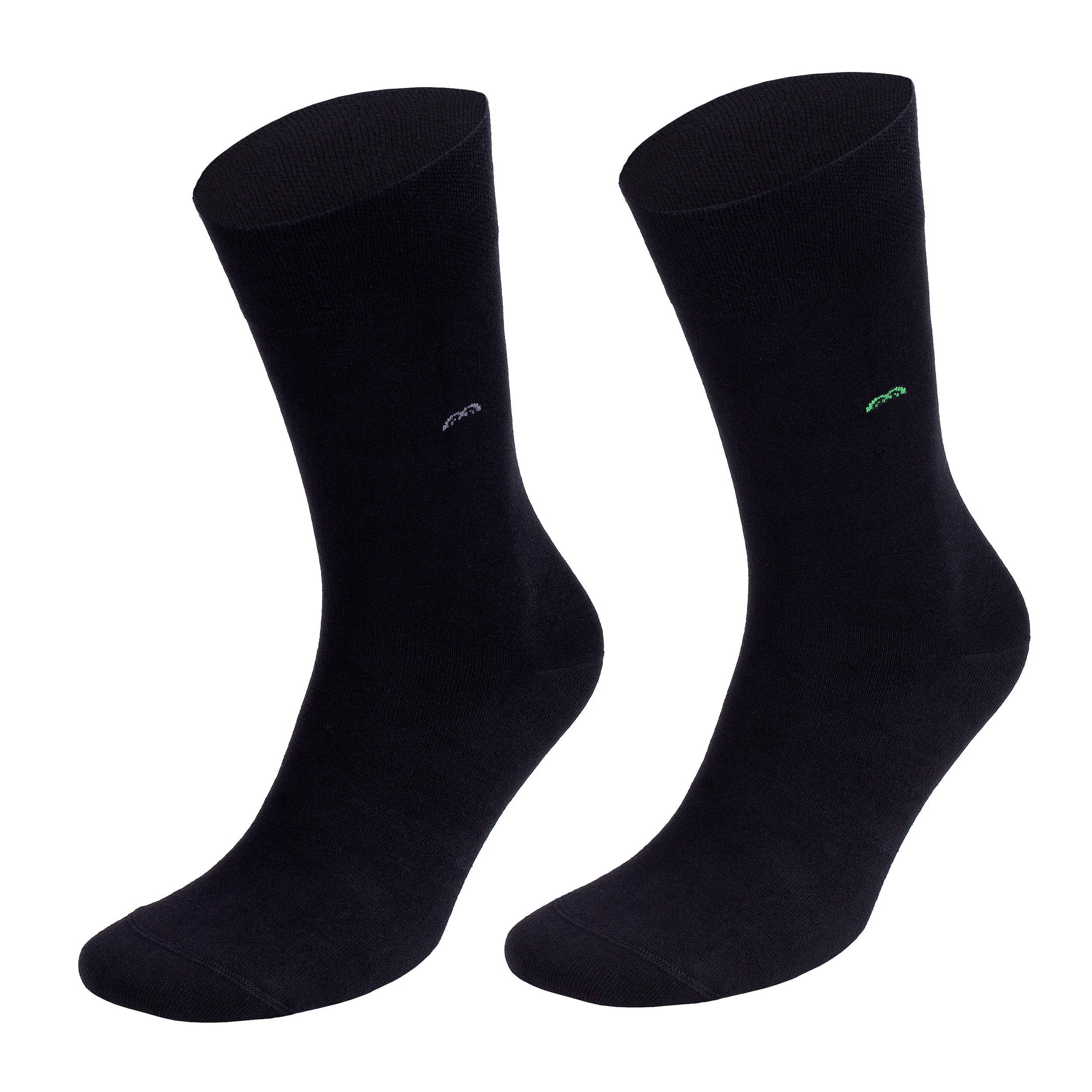 Men’s Bamboo Dress & Trouser Socks 'Black" 8-Pack - 633 - Bambooven