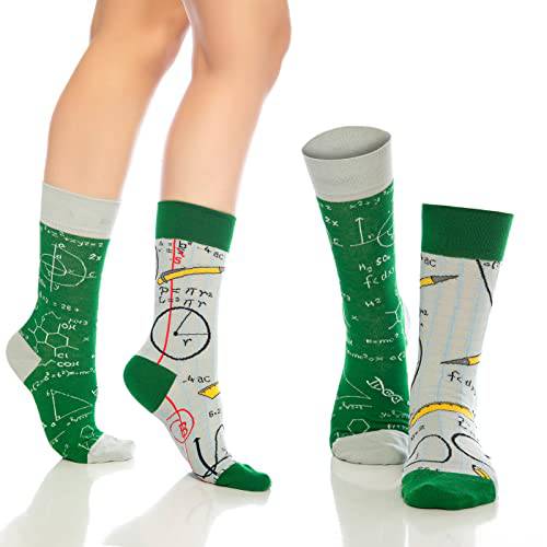 Fun Crew Socks for Men and Women – Colorful Cotton Novelty 6-Pack - Bambooven