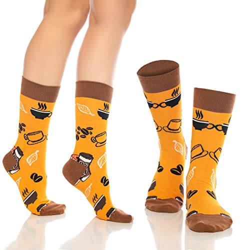 Fun Crew Socks for Men and Women – Colorful Cotton Novelty 6-Pack - Bambooven