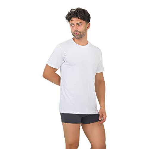 Men's Bamboo Crew Neck Undershirts (3-Pack) - Bambooven
