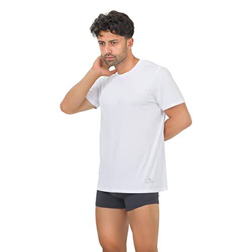 Men's Bamboo Crew Neck Undershirts (3-Pack) - Bambooven