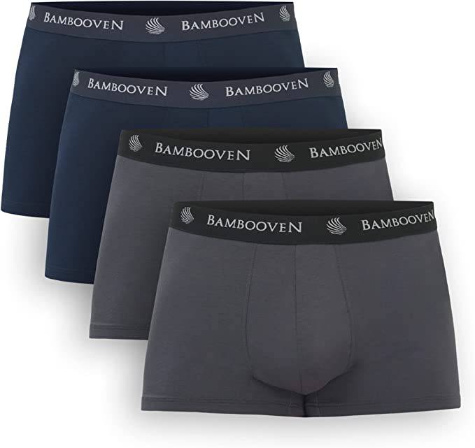 Men’s Bamboo Trunks with Pouch 4-Pack - Bambooven