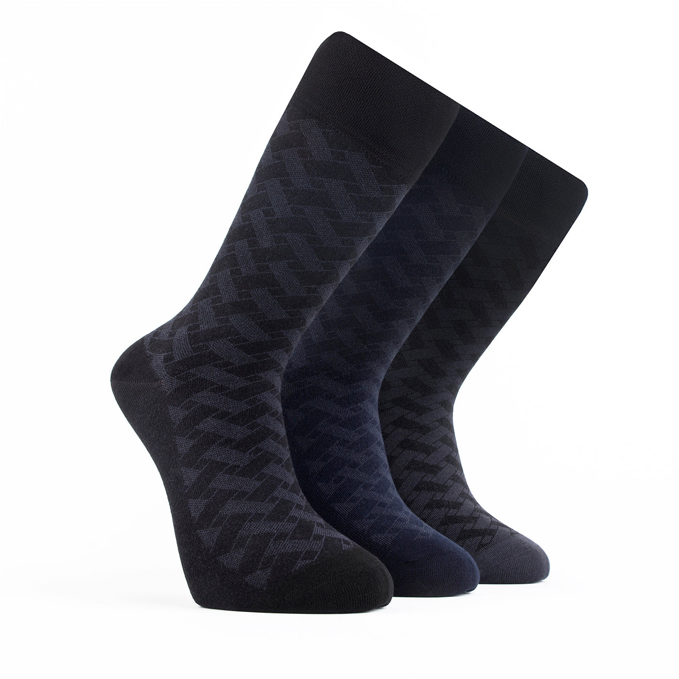 Chaussettes pour homme Bambooven – Ultra douces, en bambou de qualité supérieure, sans odeur et respirantes, chaussettes mi-mollet, chaussettes mi-mollet, fibres de bambou de luxe (lot de 3) - 406