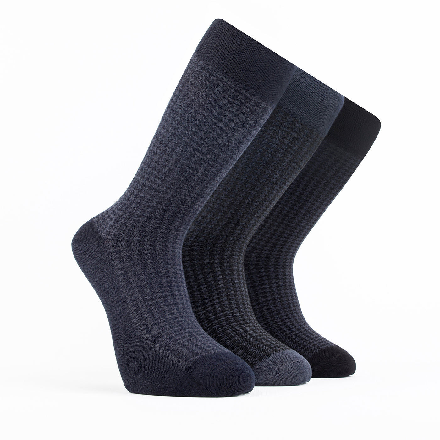 Chaussettes pour homme Bambooven – Ultra douces, en bambou de qualité supérieure, sans odeur et respirantes, chaussettes mi-mollet, chaussettes mi-mollet, fibres de bambou de luxe (lot de 3) - 406