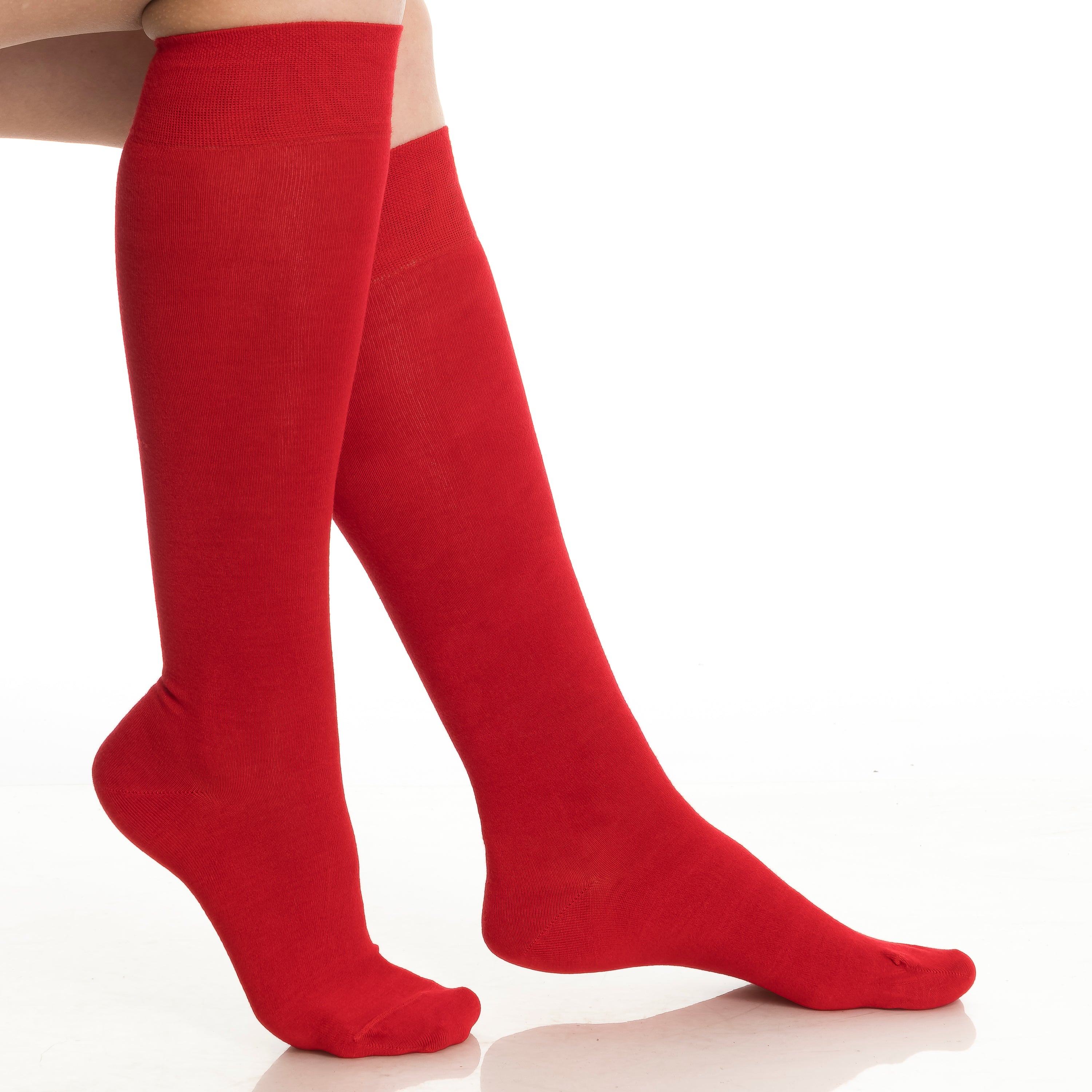 BAMBOOVEN Women's Rayon Made From Bamboo Knee High 4 Pairs Socks - Bambooven