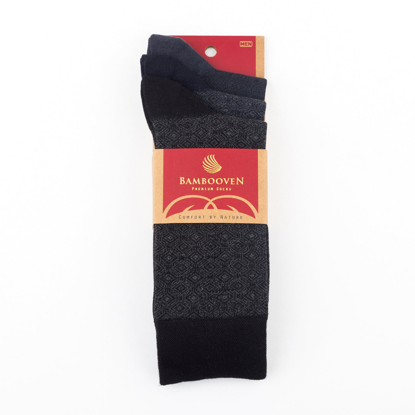 Chaussettes pour homme Bambooven – Ultra douces, en bambou de qualité supérieure, sans odeur et respirantes, chaussettes mi-mollet, chaussettes mi-mollet, fibres de bambou de luxe (lot de 3) - 419