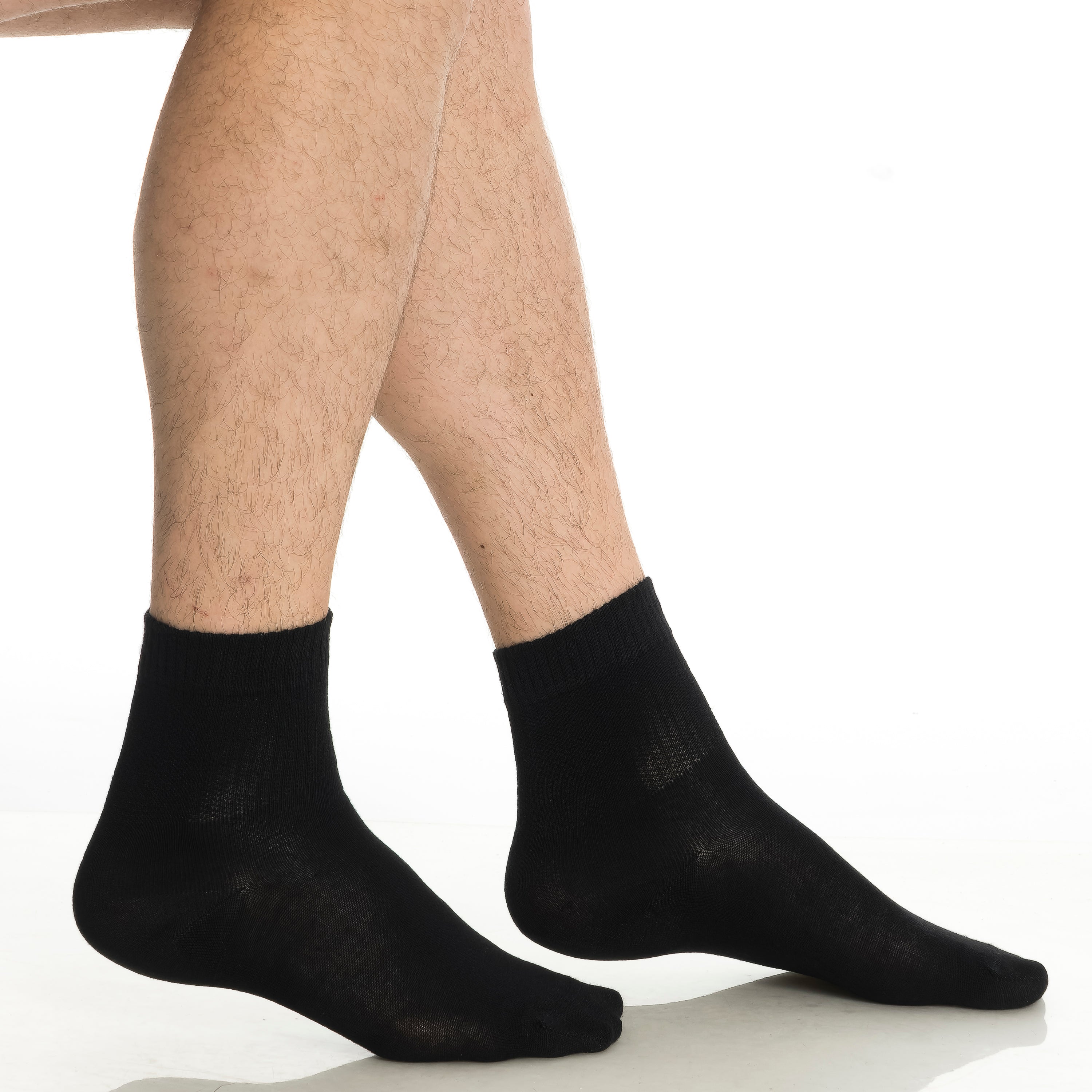 Bambooven Mens & Womens Rayon Made from Bamboo Diabetic 4 Pairs Ankle Socks - Bambooven