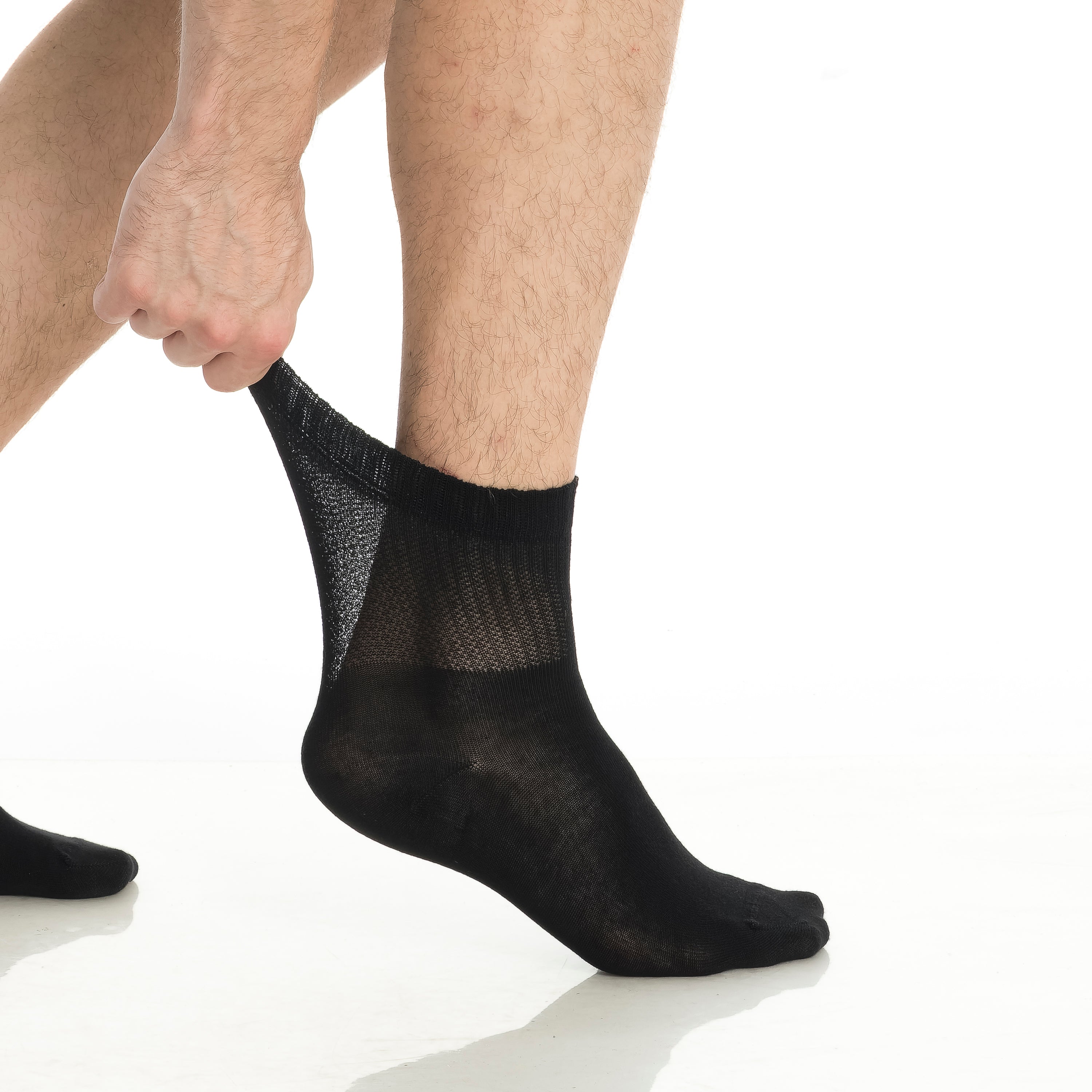 Bambooven Mens & Womens Rayon Made from Bamboo Diabetic 4 Pairs Ankle Socks - Bambooven