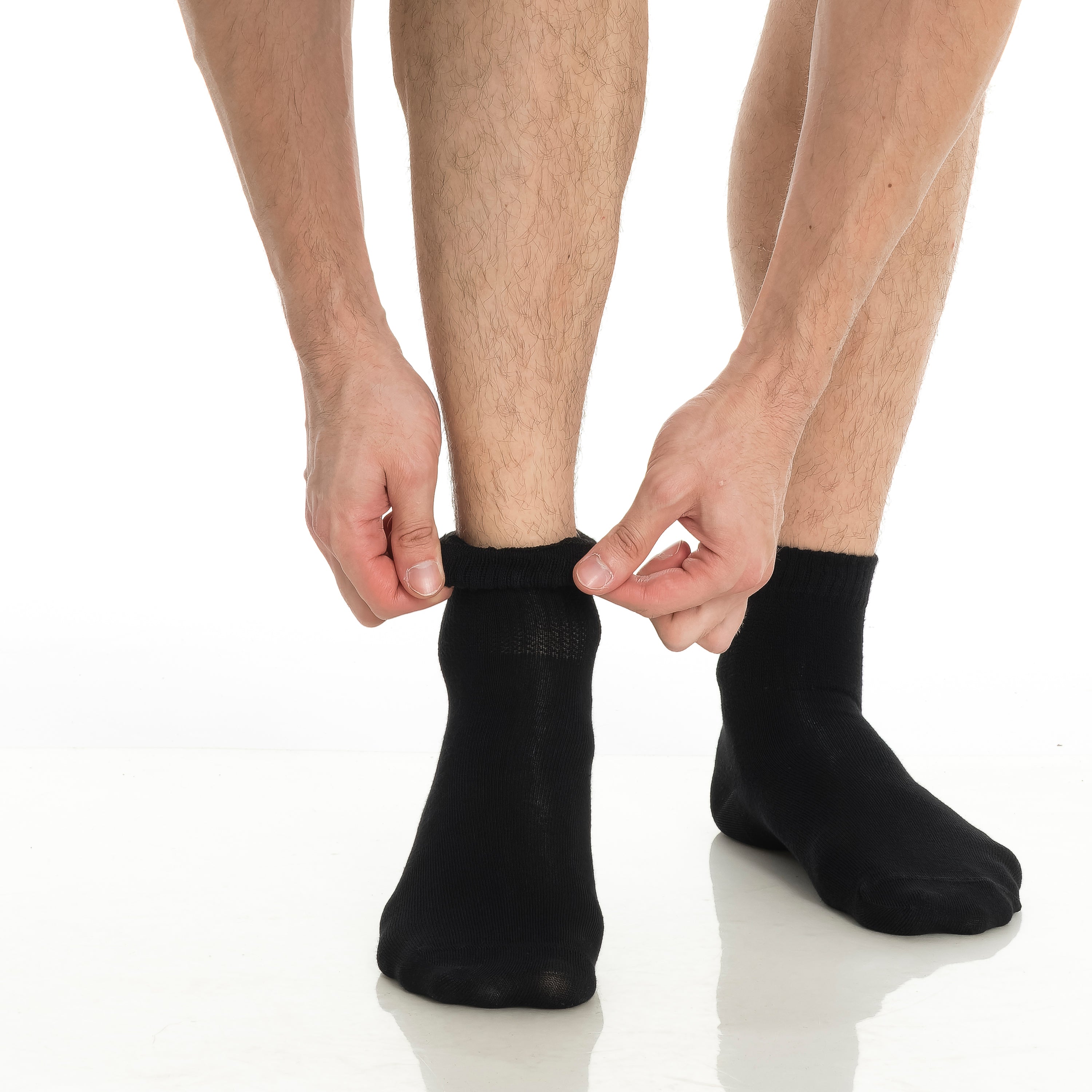 Bambooven Mens & Womens Rayon Made from Bamboo Diabetic 4 Pairs Ankle Socks - Bambooven