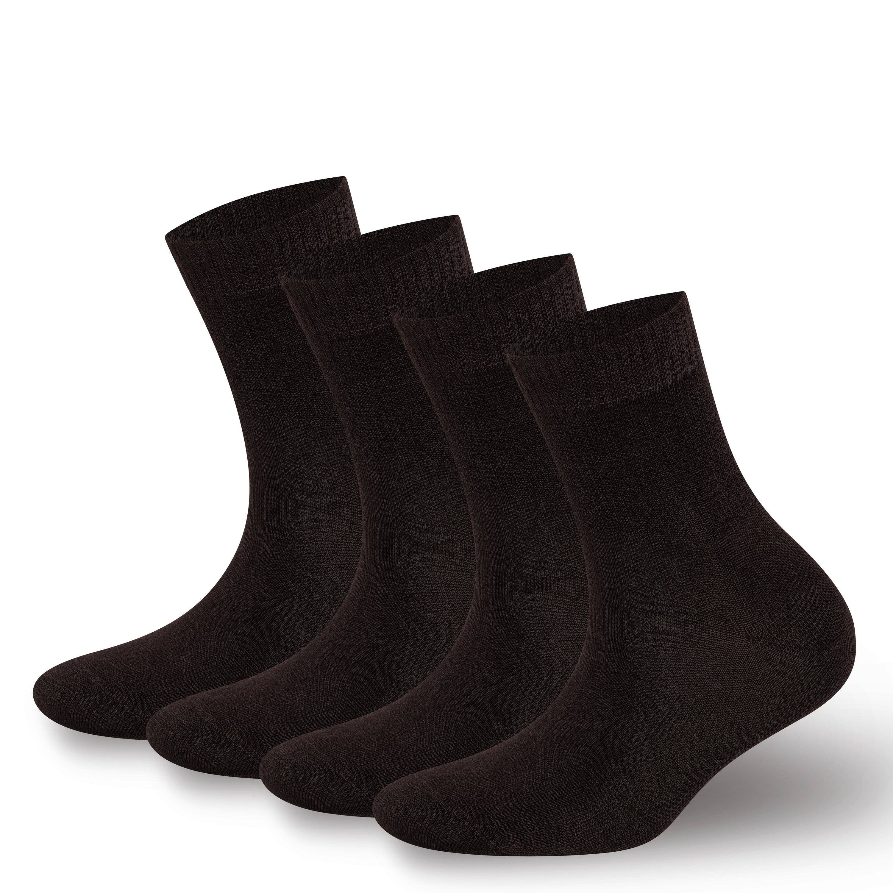 Bambooven Mens & Womens Rayon Made from Bamboo Diabetic 4 Pairs Ankle Socks - Bambooven