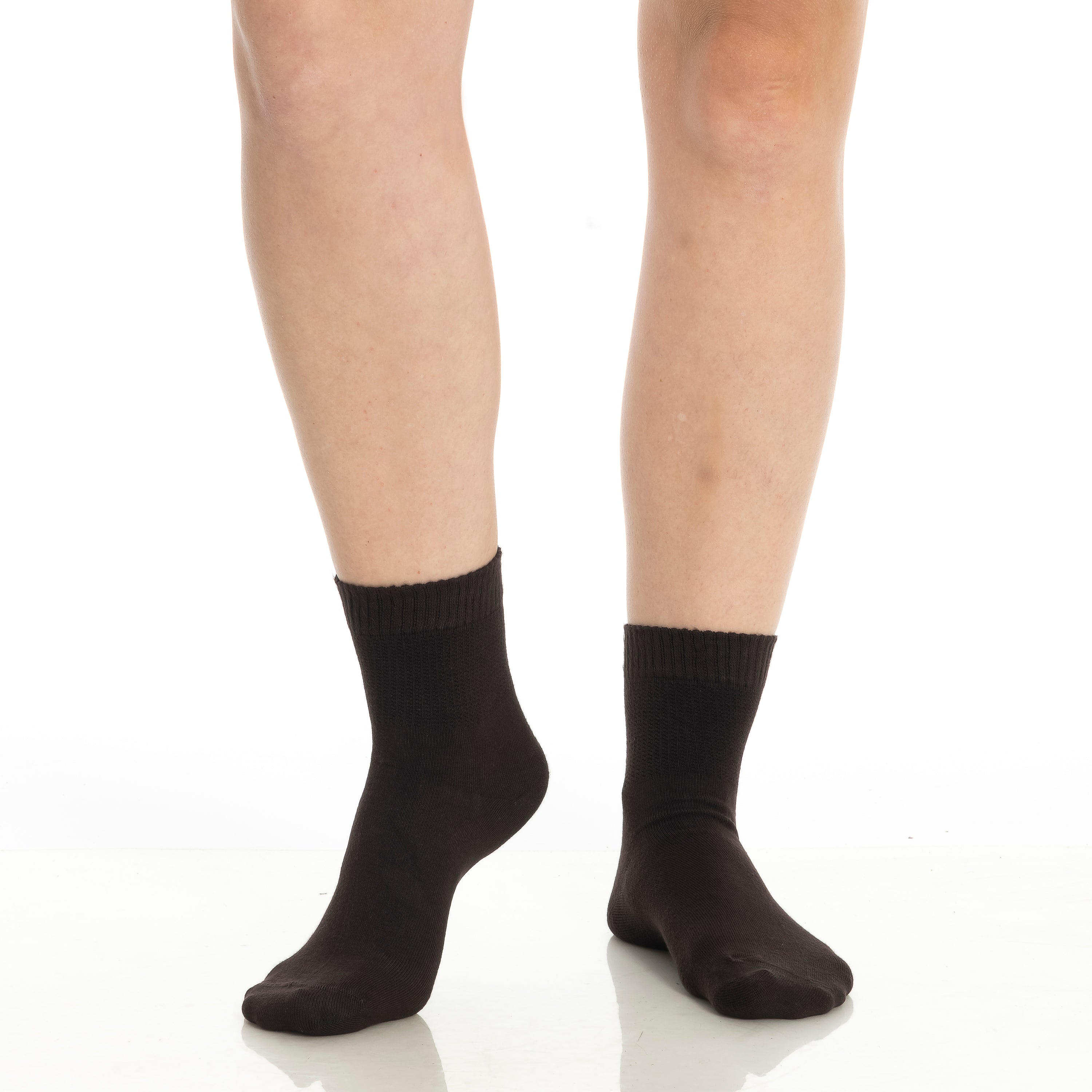 Bambooven Mens & Womens Rayon Made from Bamboo Diabetic 4 Pairs Ankle Socks - Bambooven