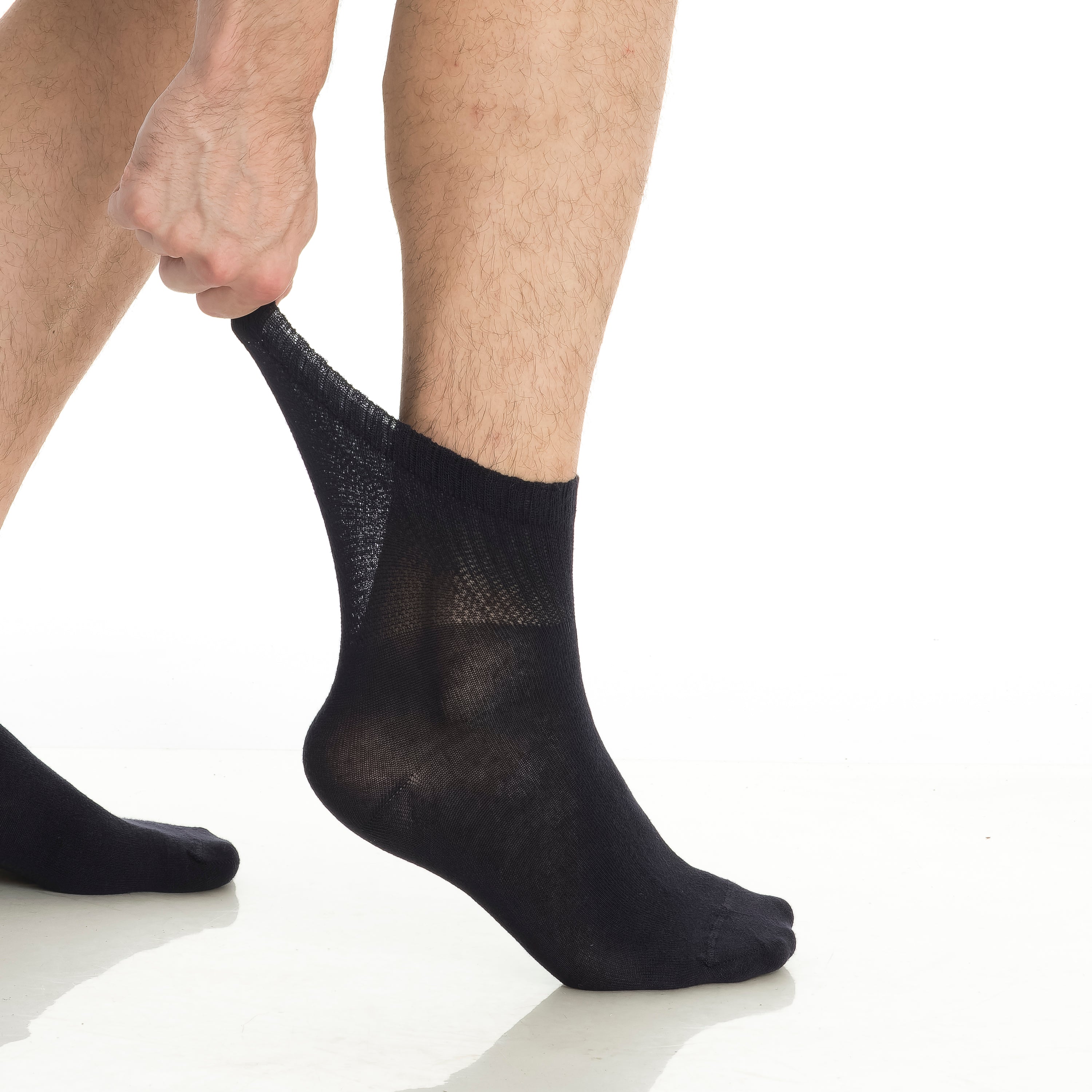 Bambooven Mens & Womens Rayon Made from Bamboo Diabetic 4 Pairs Ankle Socks - Bambooven