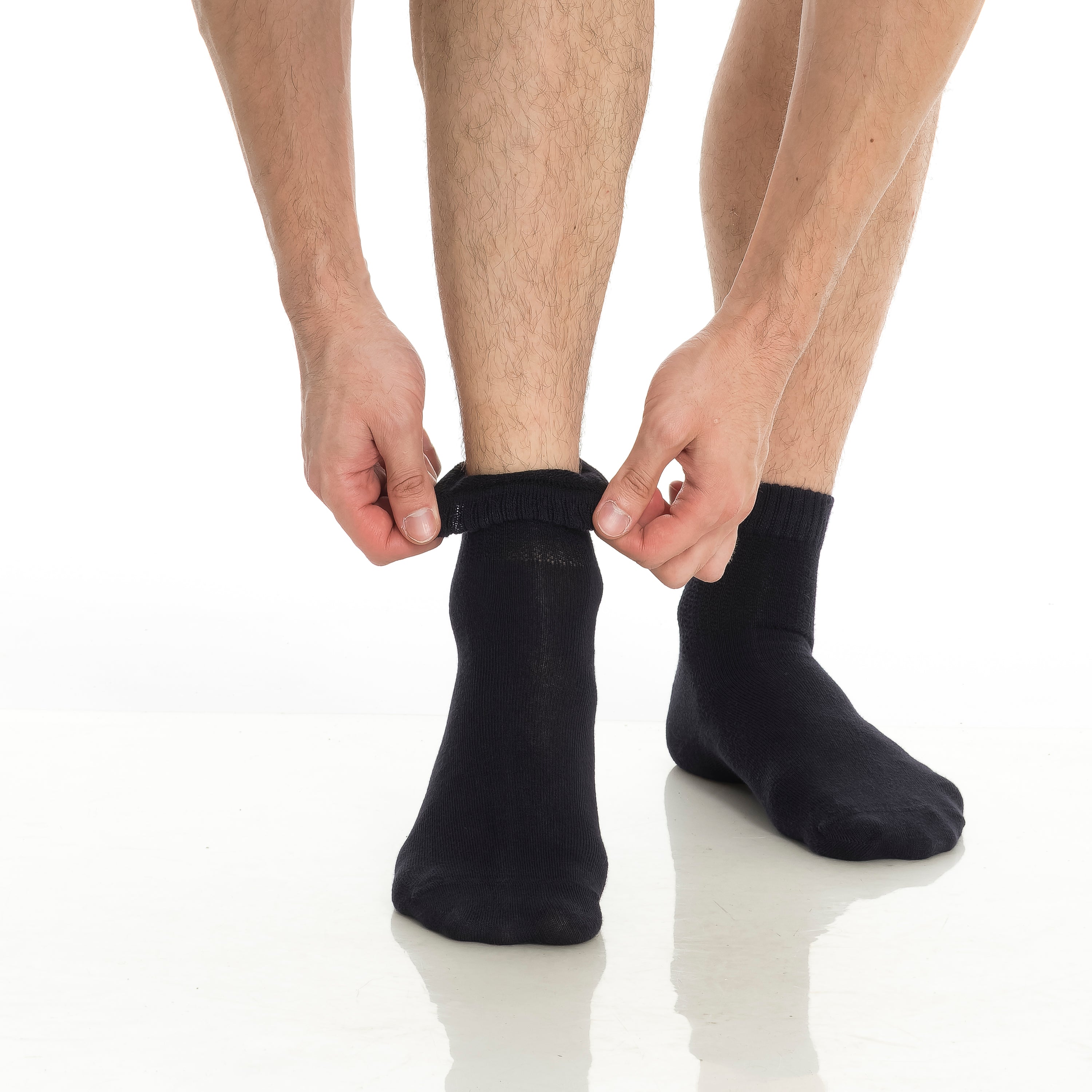 Bambooven Mens & Womens Rayon Made from Bamboo Diabetic 4 Pairs Ankle Socks - Bambooven