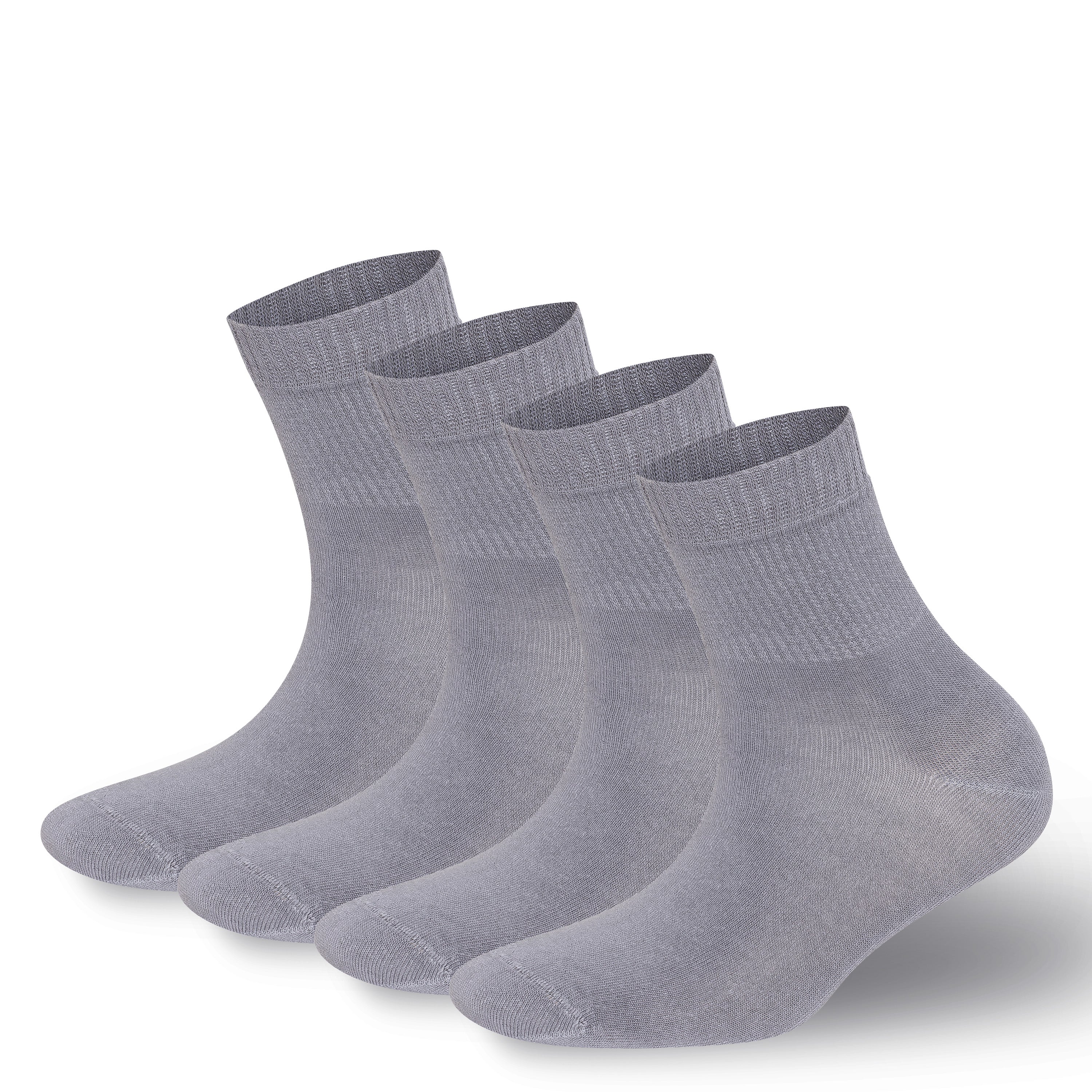 Bambooven Mens & Womens Rayon Made from Bamboo Diabetic 4 Pairs Ankle Socks - Bambooven