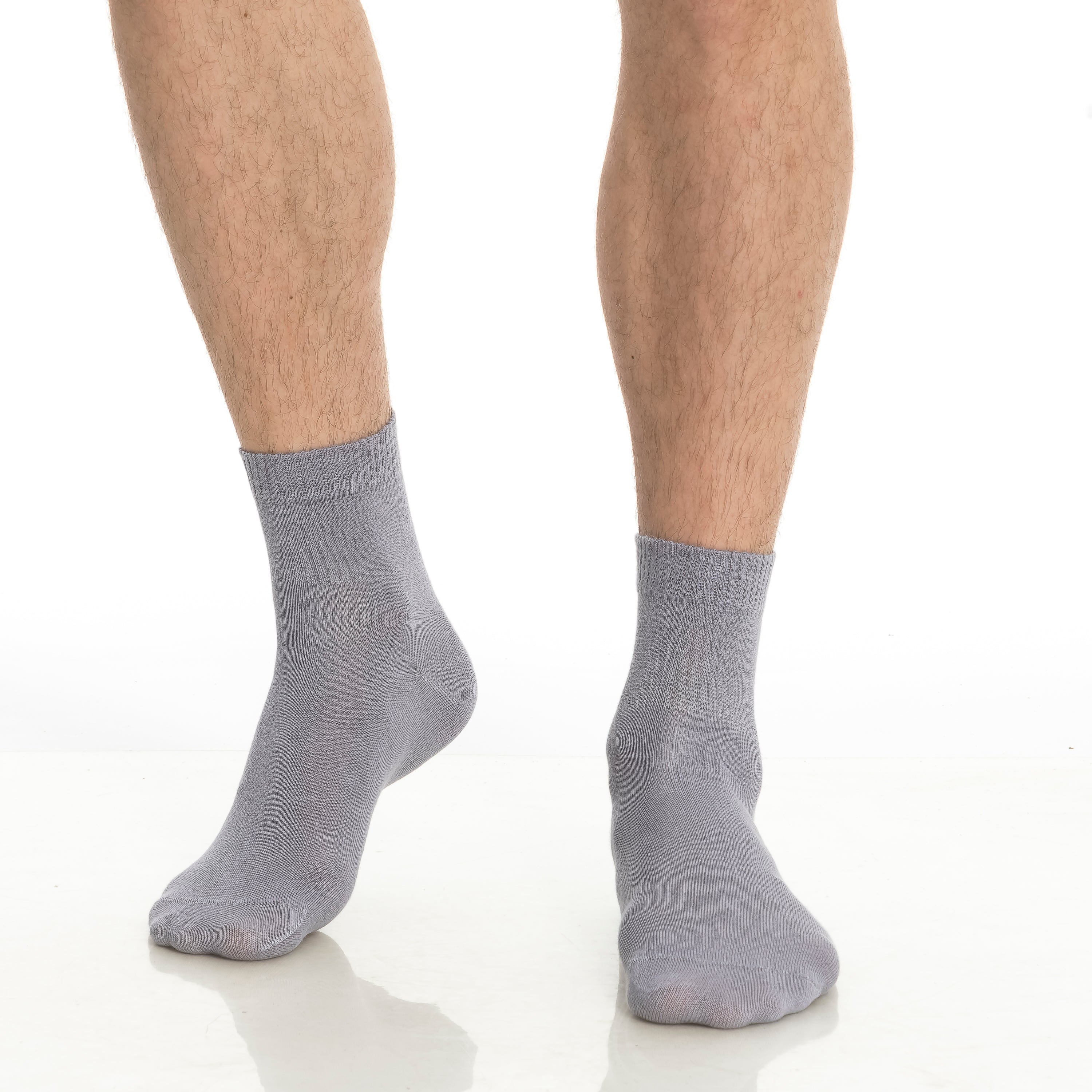 Bambooven Mens & Womens Rayon Made from Bamboo Diabetic 4 Pairs Ankle Socks - Bambooven