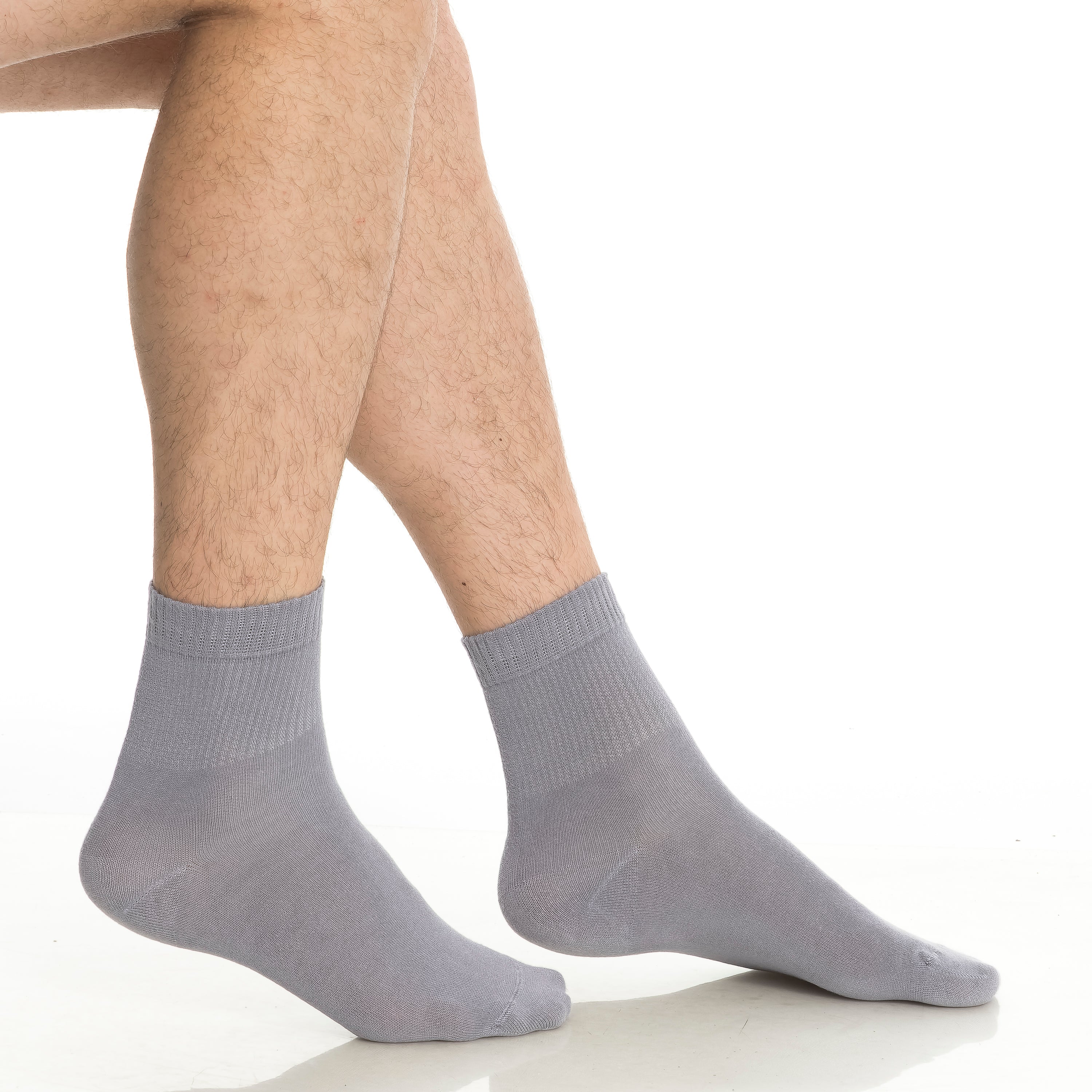 Bambooven Mens & Womens Rayon Made from Bamboo Diabetic 4 Pairs Ankle Socks - Bambooven