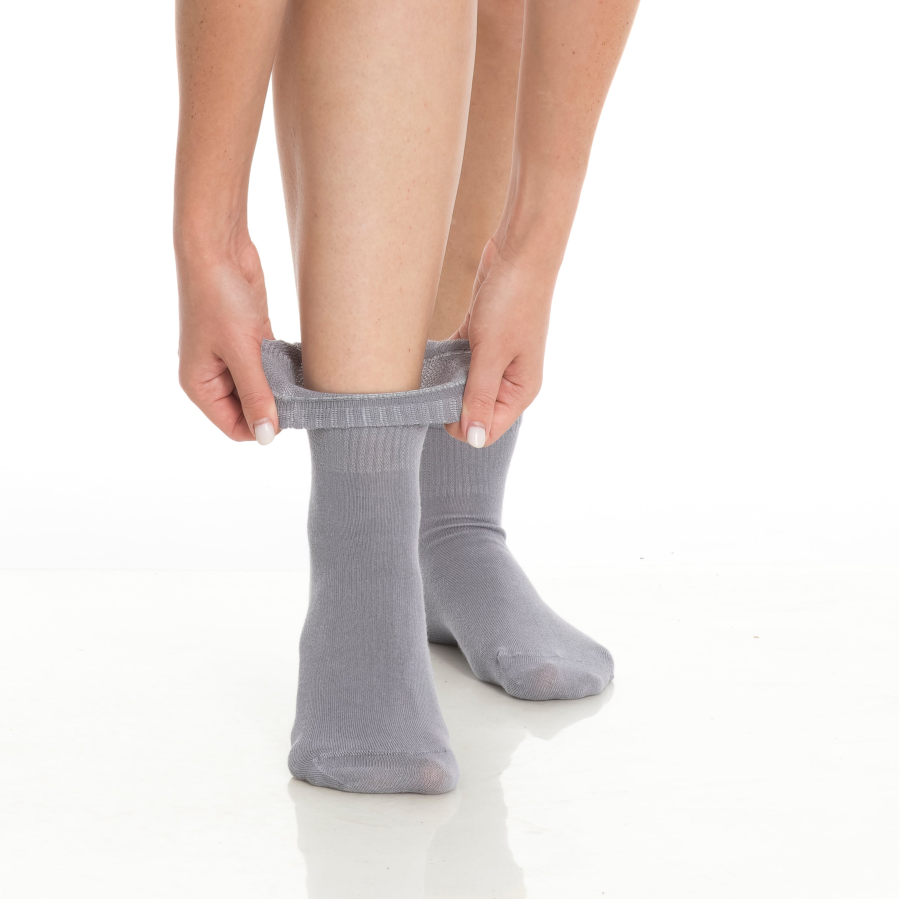 Bambooven Mens & Womens Rayon Made from Bamboo Diabetic 4 Pairs Ankle Socks - Bambooven
