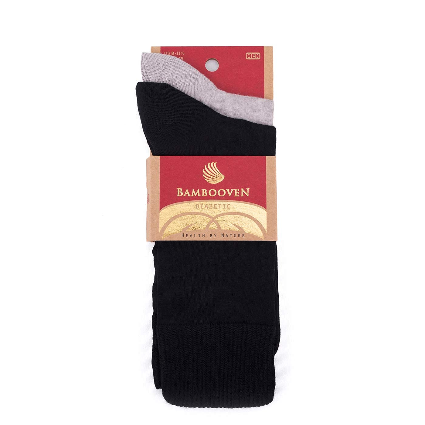Bambooven Men’s Diabetic Socks - (2 Pack) - Bambooven